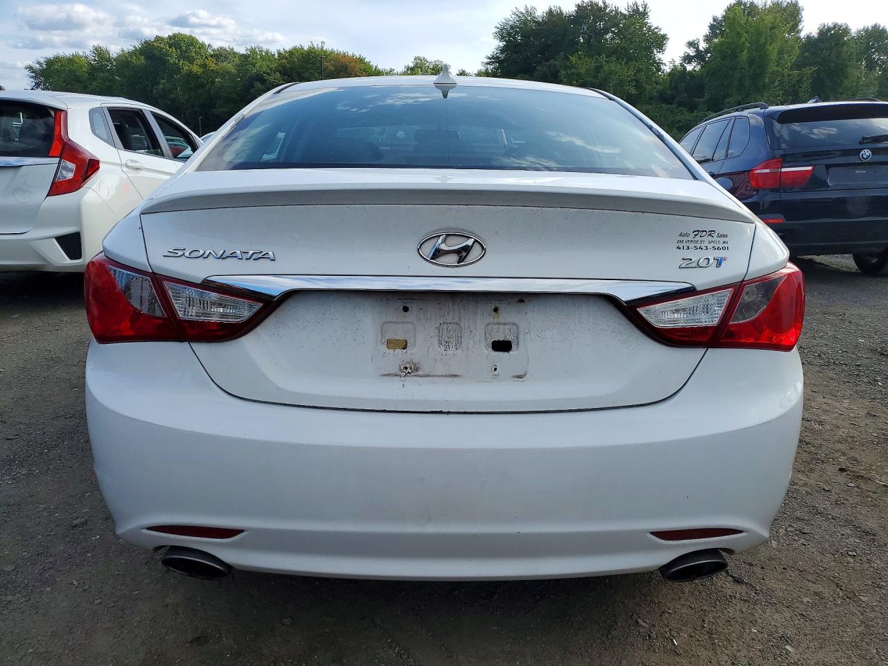 2012 Hyundai Sonata Se 2.0t White vin: 5NPEC4AB6CH364922