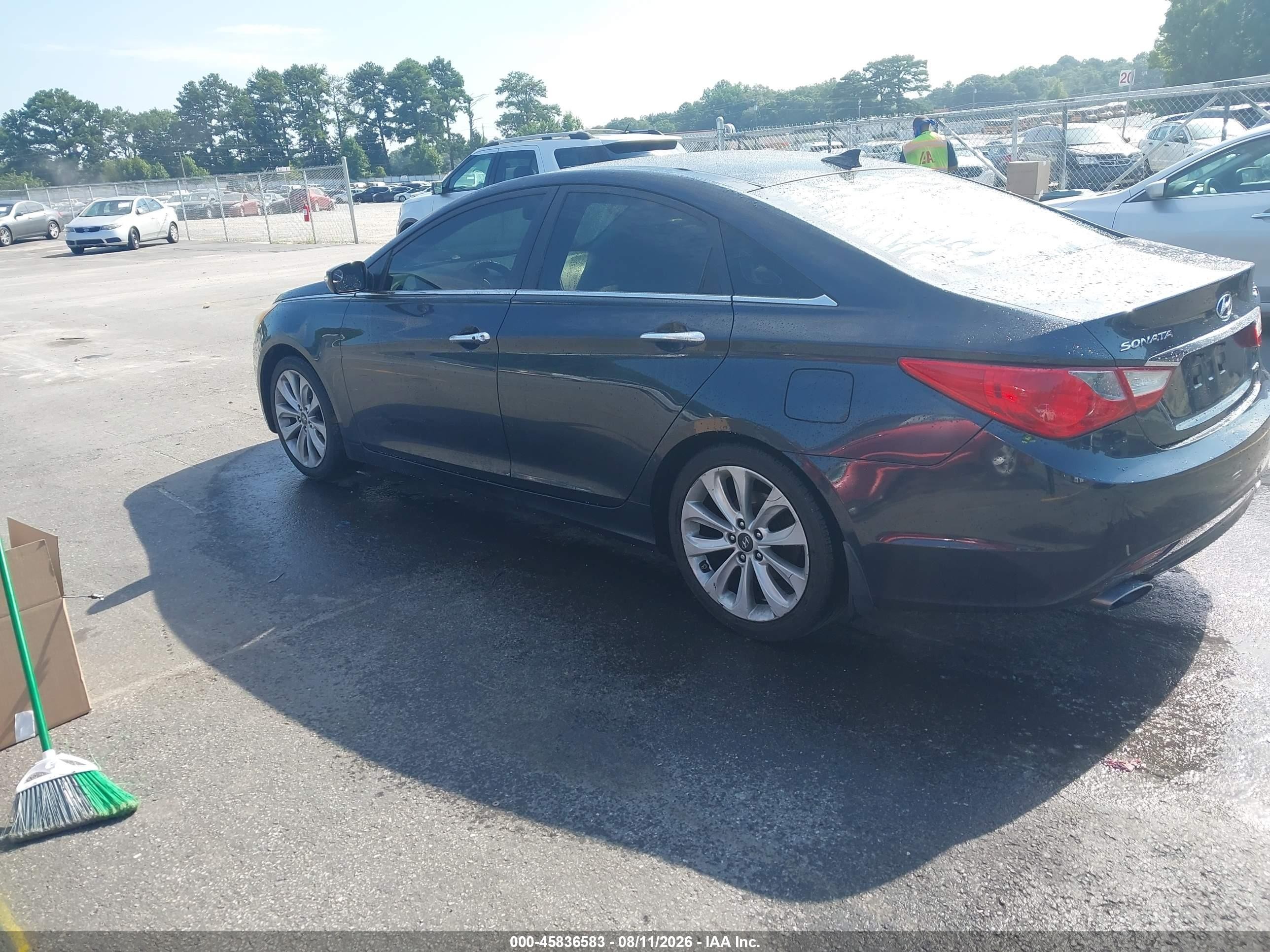 2012 Hyundai Sonata Limited 2.0t Black vin: 5NPEC4AB6CH387942