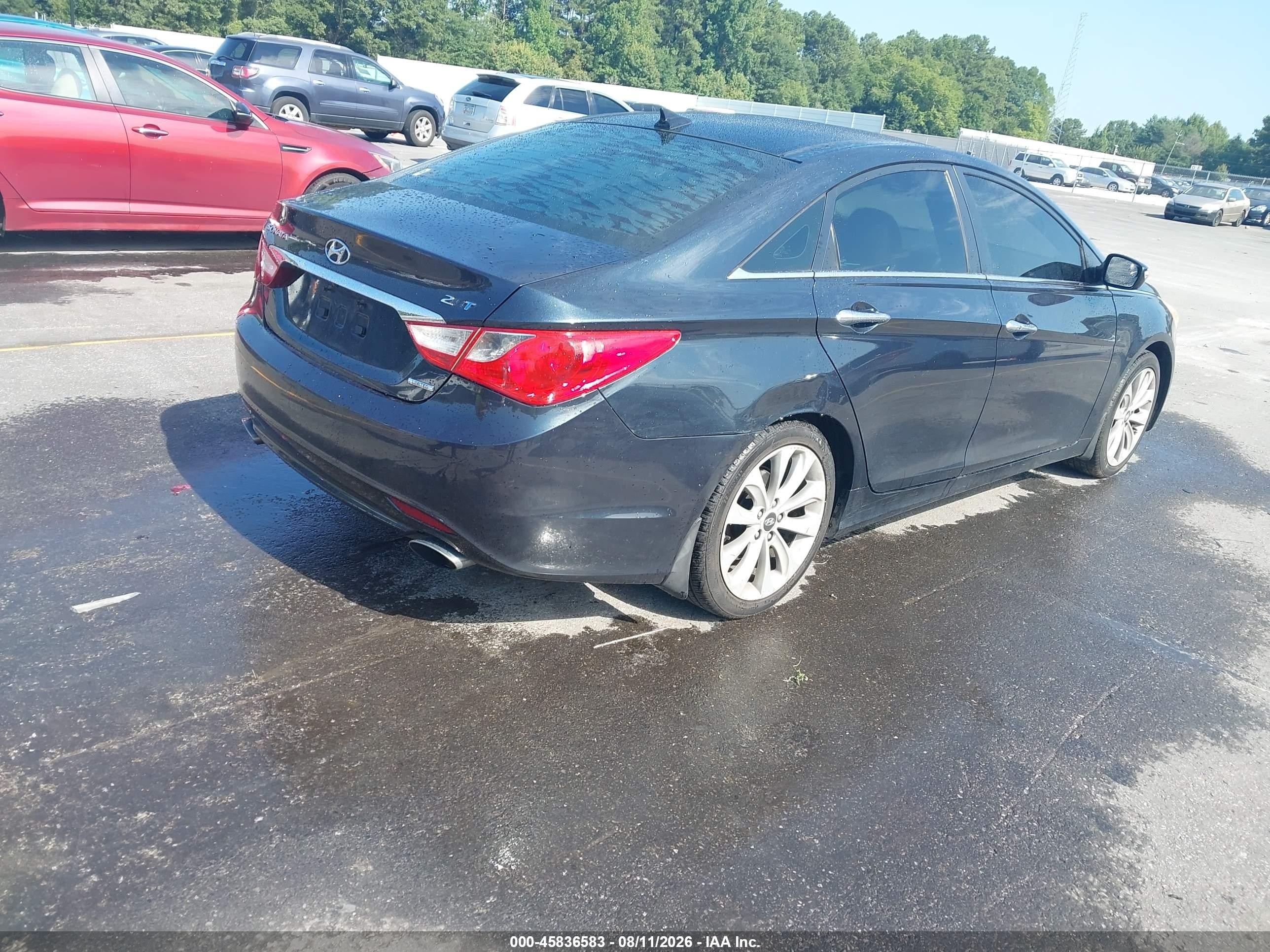 2012 Hyundai Sonata Limited 2.0t Black vin: 5NPEC4AB6CH387942