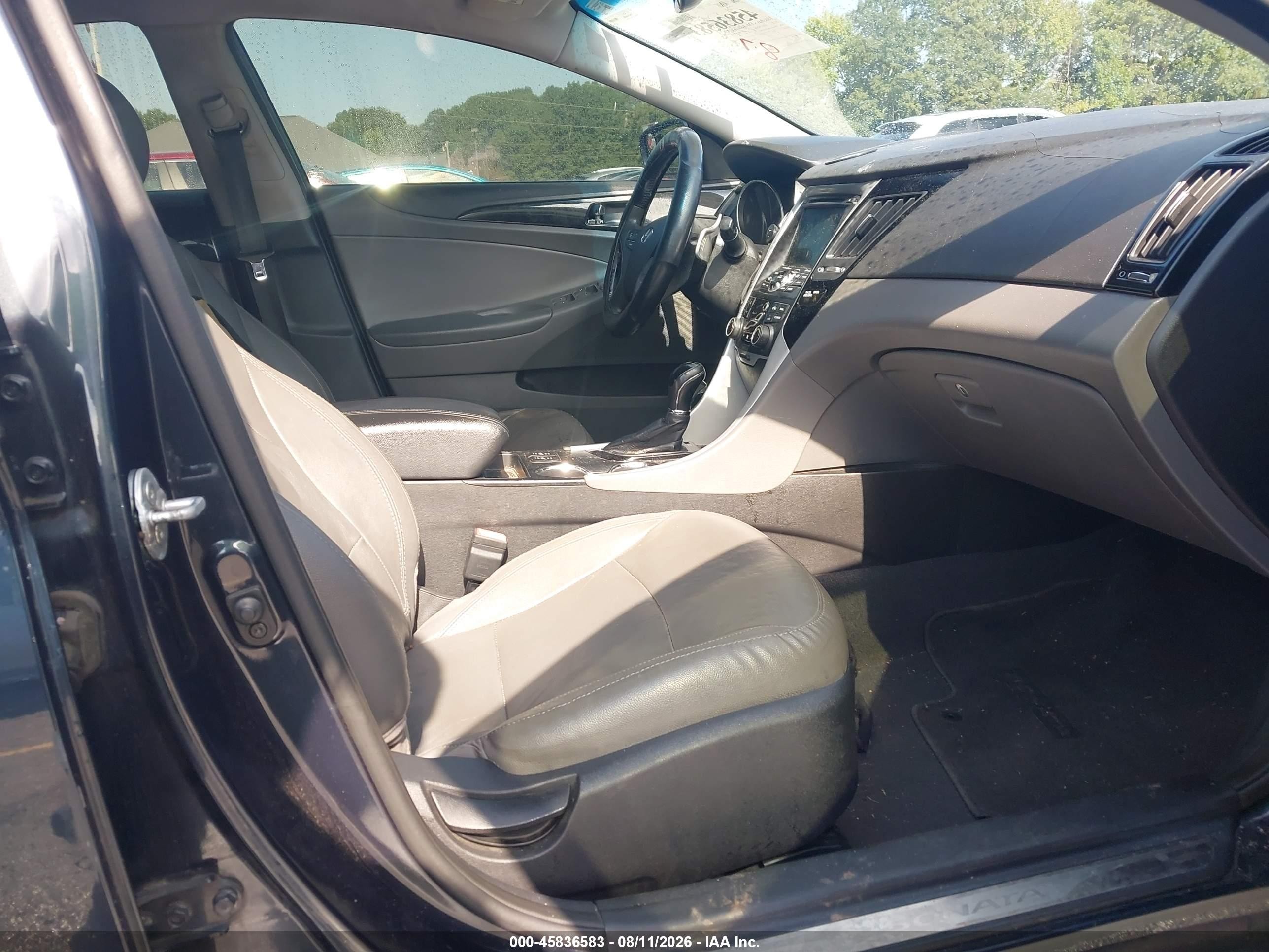 2012 Hyundai Sonata Limited 2.0t Black vin: 5NPEC4AB6CH387942