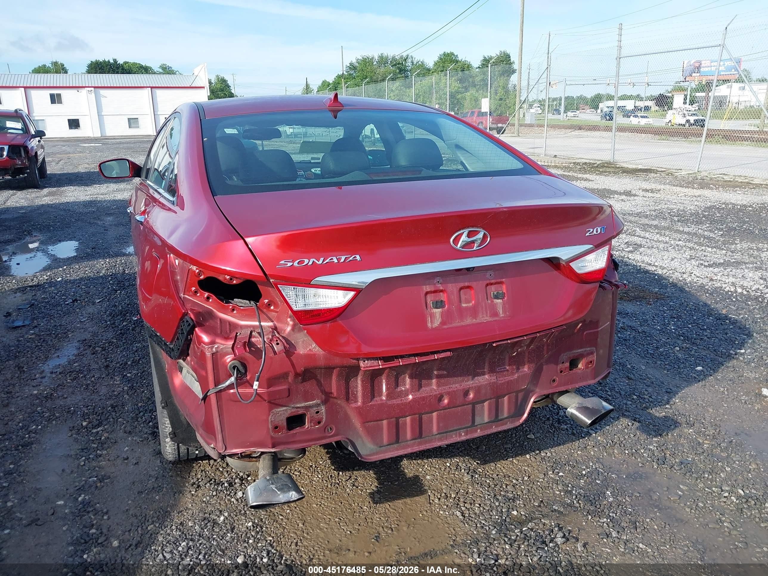 2012 Hyundai Sonata Se 2.0t Red vin: 5NPEC4AB6CH409843
