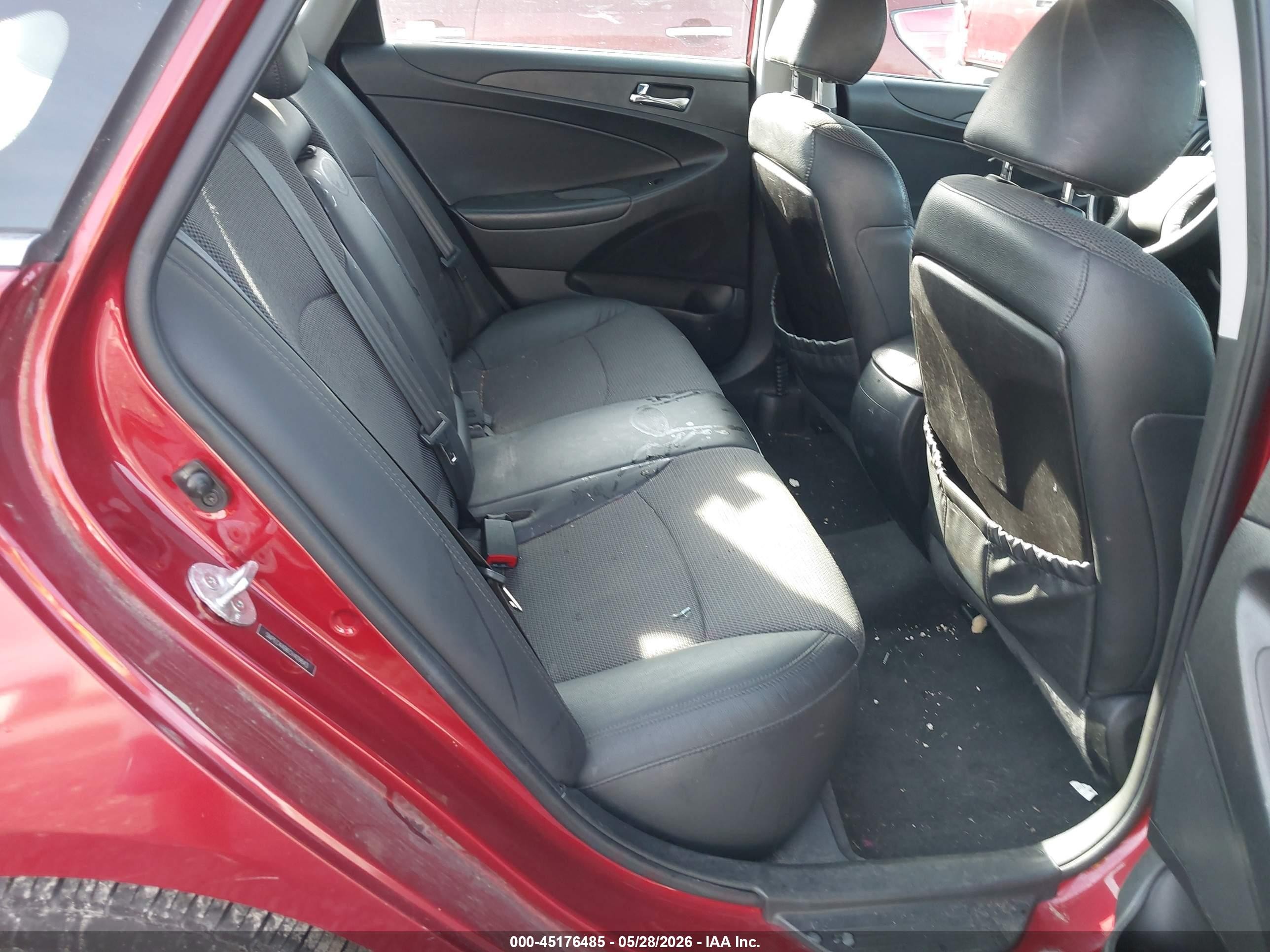 2012 Hyundai Sonata Se 2.0t Red vin: 5NPEC4AB6CH409843