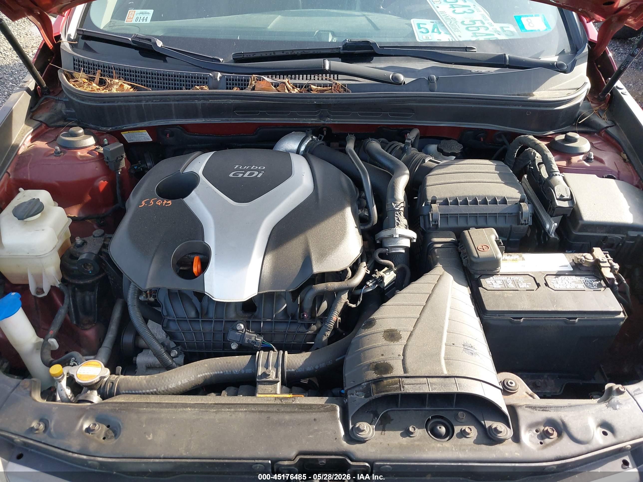 2012 Hyundai Sonata Se 2.0t Red vin: 5NPEC4AB6CH409843
