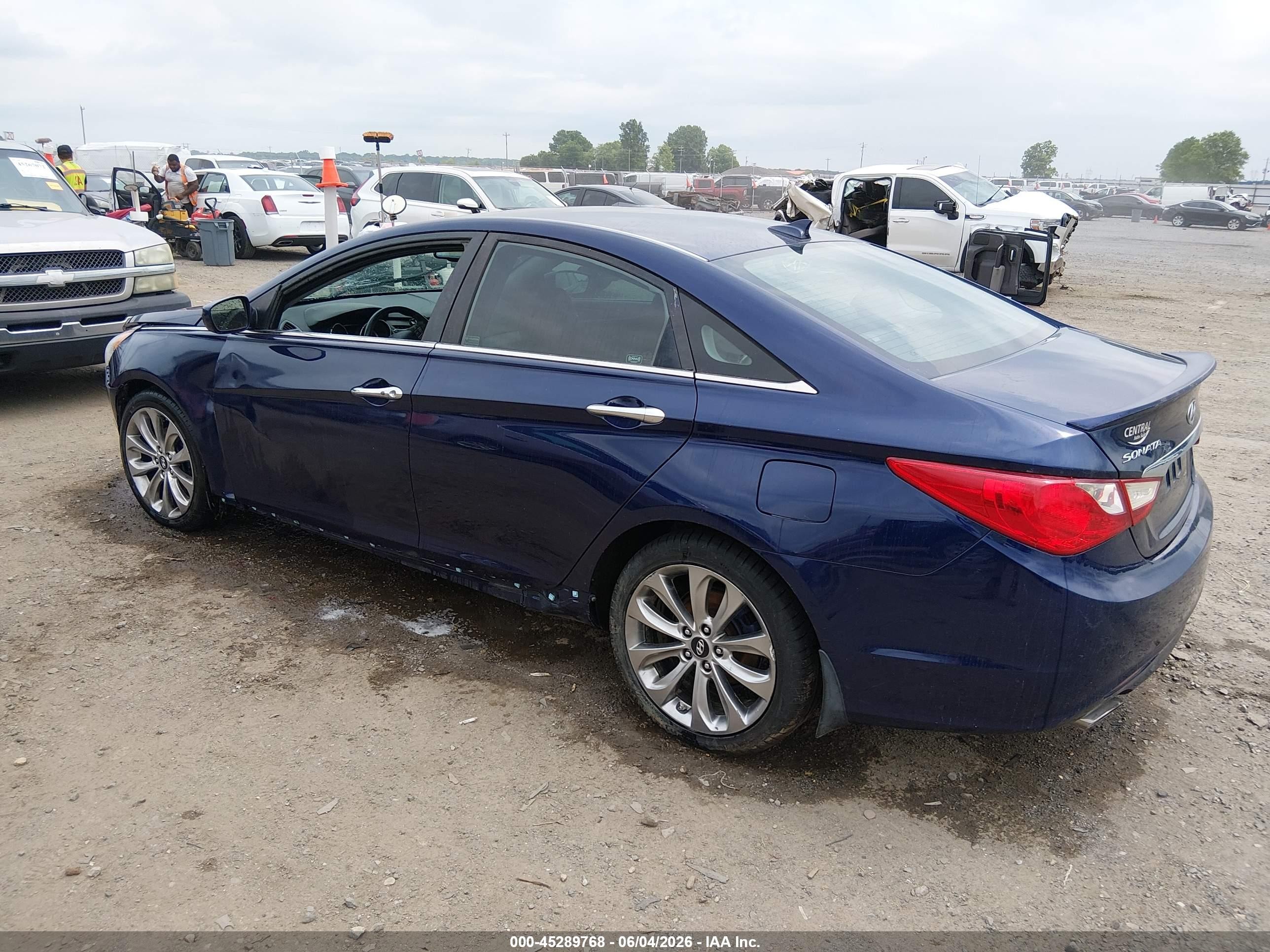 2012 Hyundai Sonata Se 2.0t Blue vin: 5NPEC4AB6CH474725