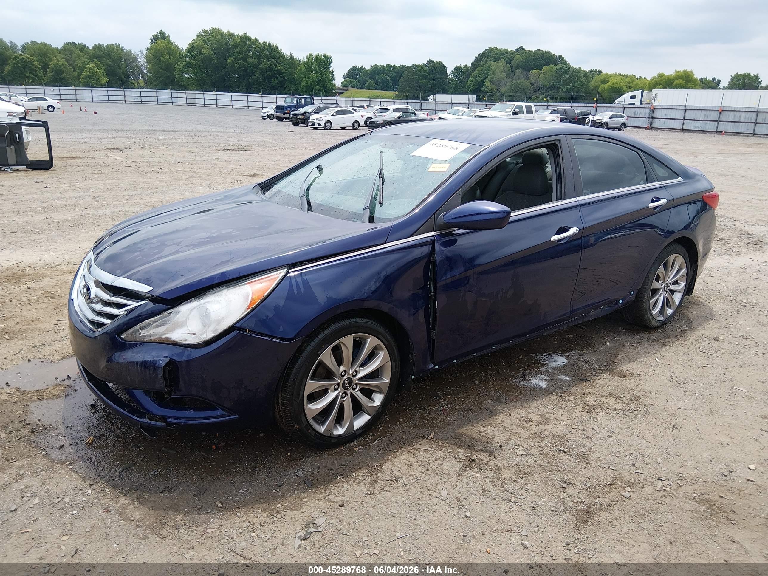 2012 Hyundai Sonata Se 2.0t Blue vin: 5NPEC4AB6CH474725
