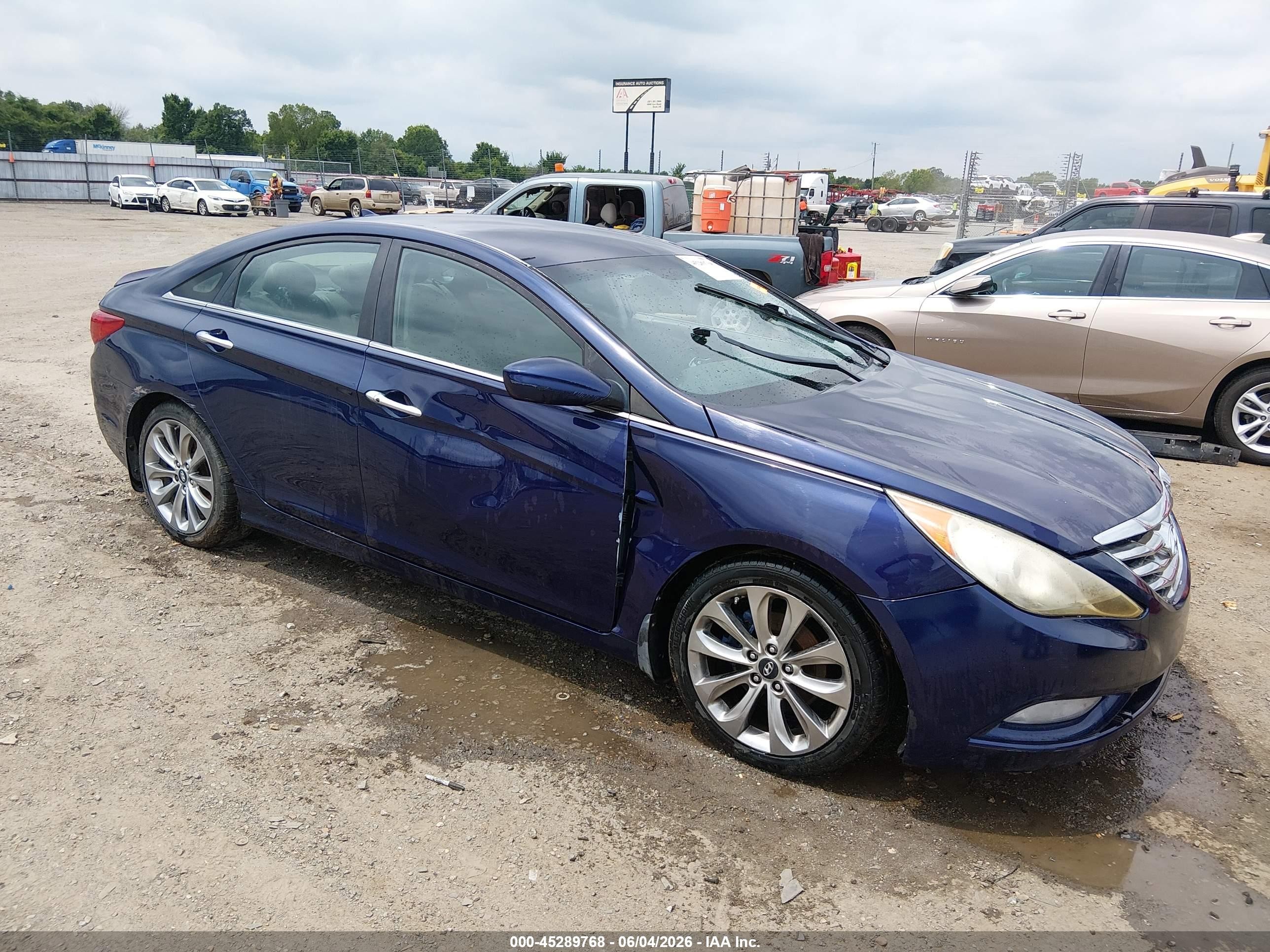 2012 Hyundai Sonata Se 2.0t Blue vin: 5NPEC4AB6CH474725