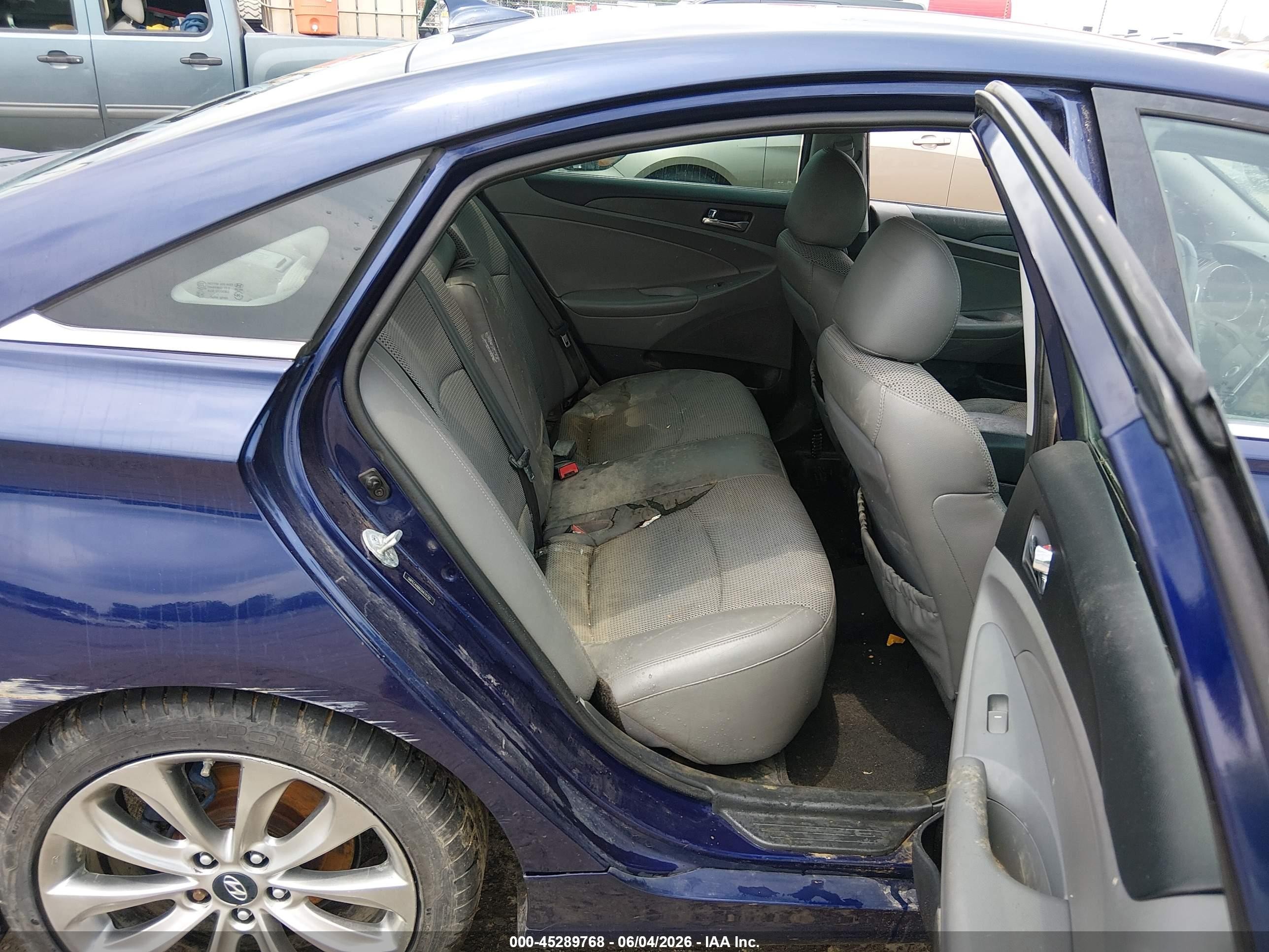 2012 Hyundai Sonata Se 2.0t Blue vin: 5NPEC4AB6CH474725