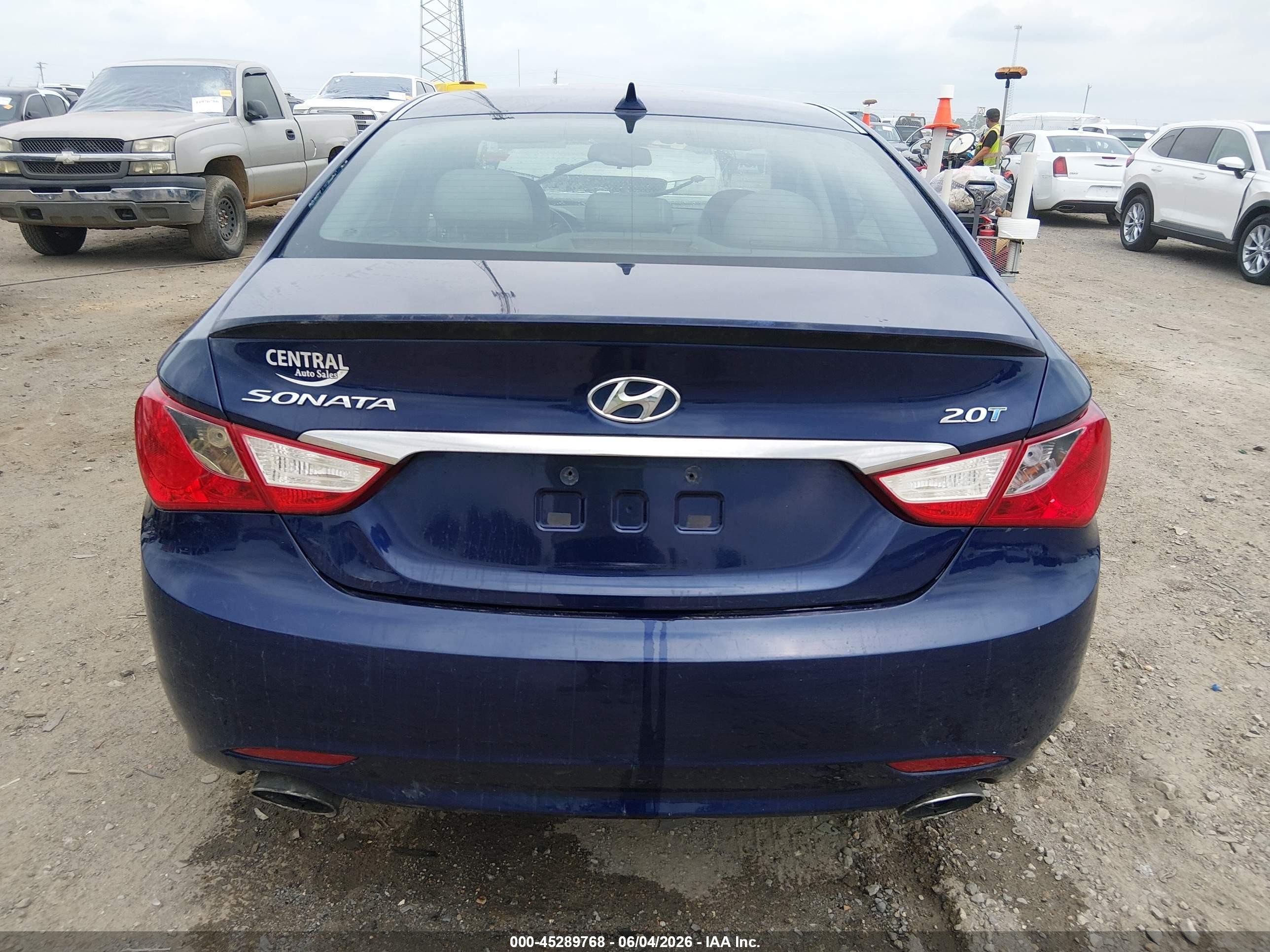 2012 Hyundai Sonata Se 2.0t Blue vin: 5NPEC4AB6CH474725