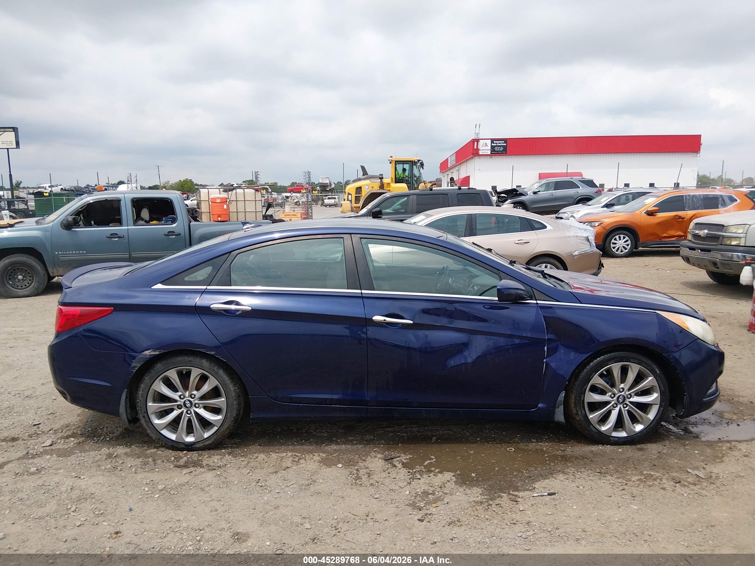 2012 Hyundai Sonata Se 2.0t Blue vin: 5NPEC4AB6CH474725
