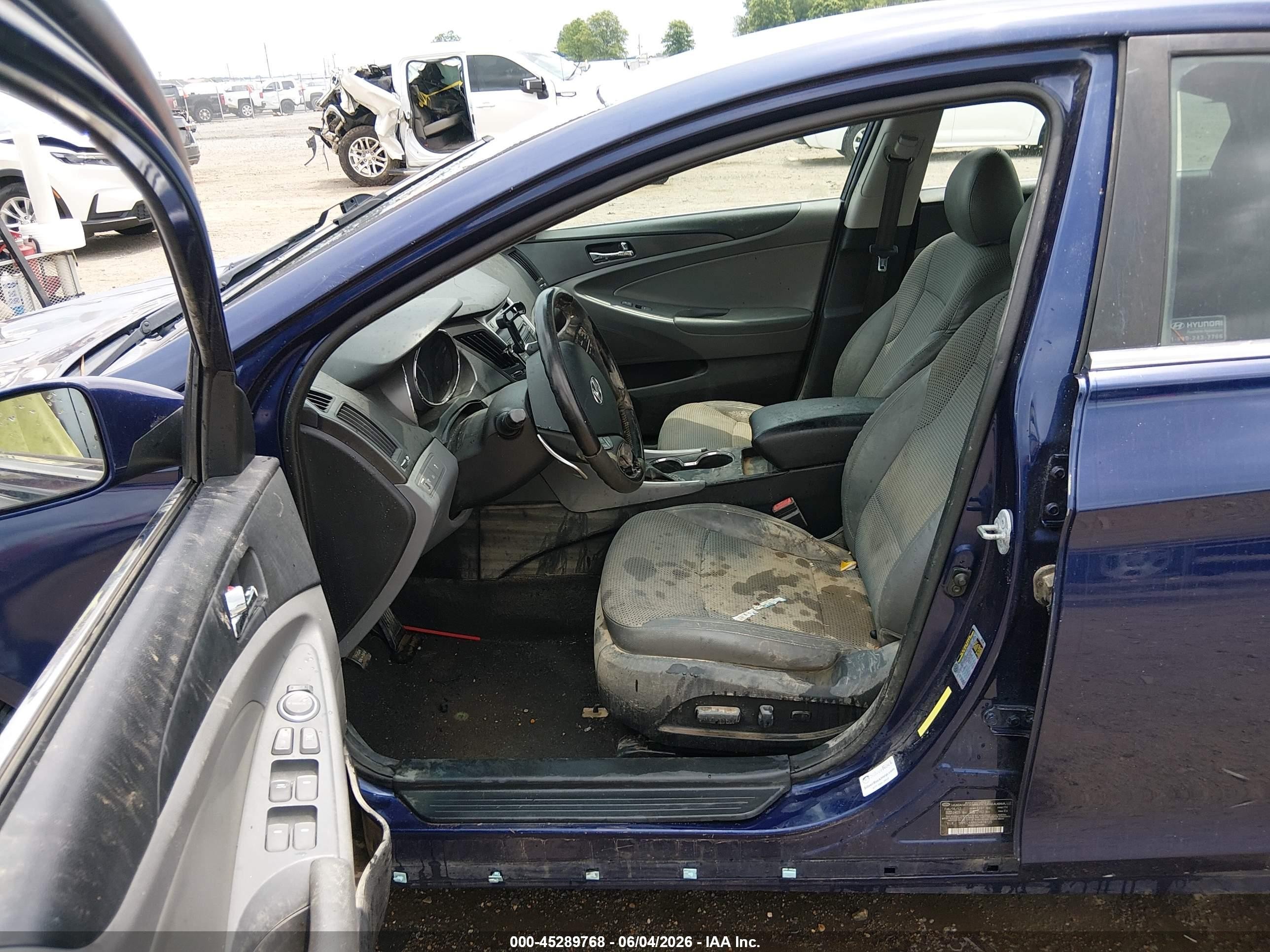 2012 Hyundai Sonata Se 2.0t Blue vin: 5NPEC4AB6CH474725