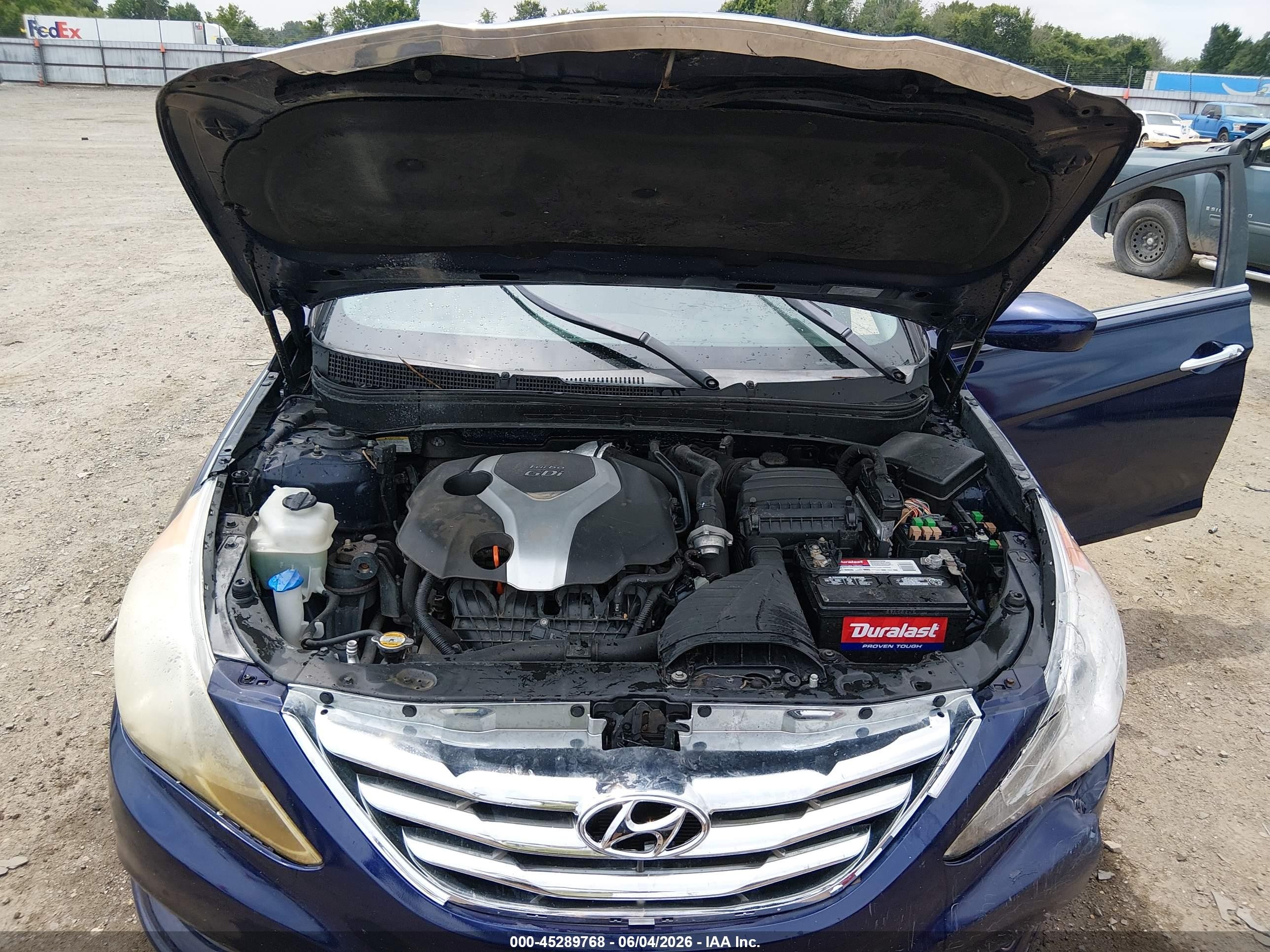 2012 Hyundai Sonata Se 2.0t Blue vin: 5NPEC4AB6CH474725