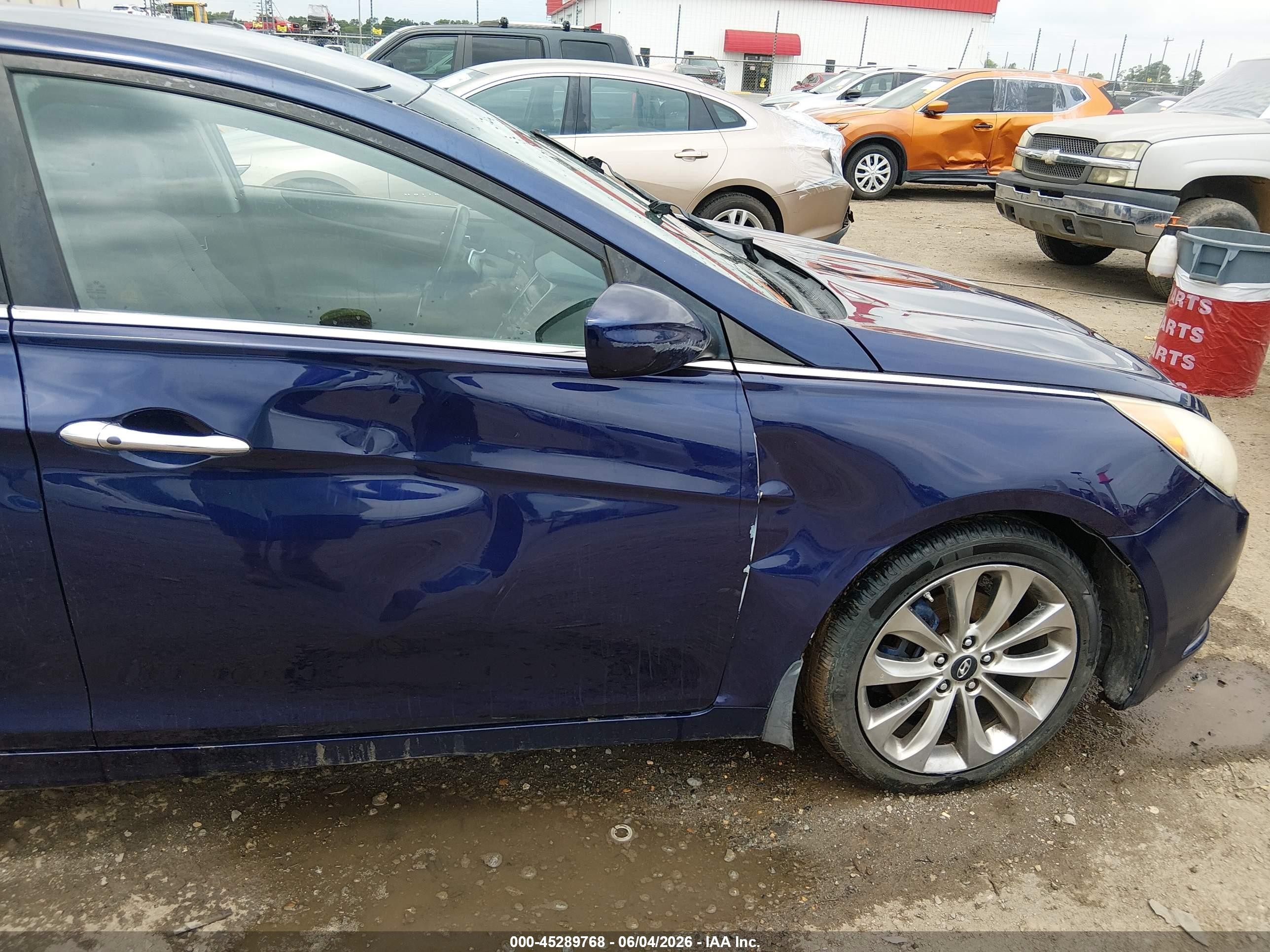 2012 Hyundai Sonata Se 2.0t Blue vin: 5NPEC4AB6CH474725