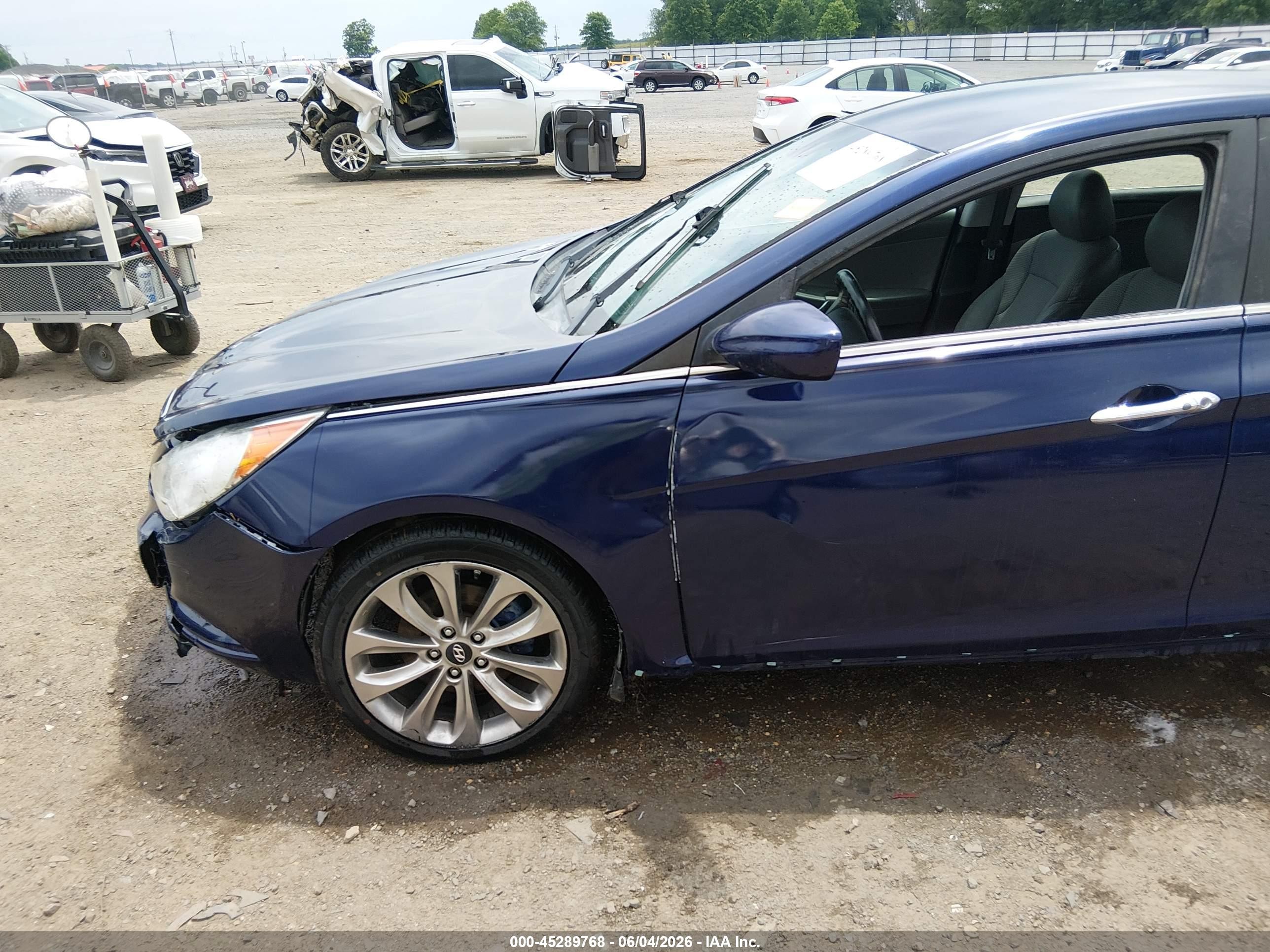 2012 Hyundai Sonata Se 2.0t Blue vin: 5NPEC4AB6CH474725