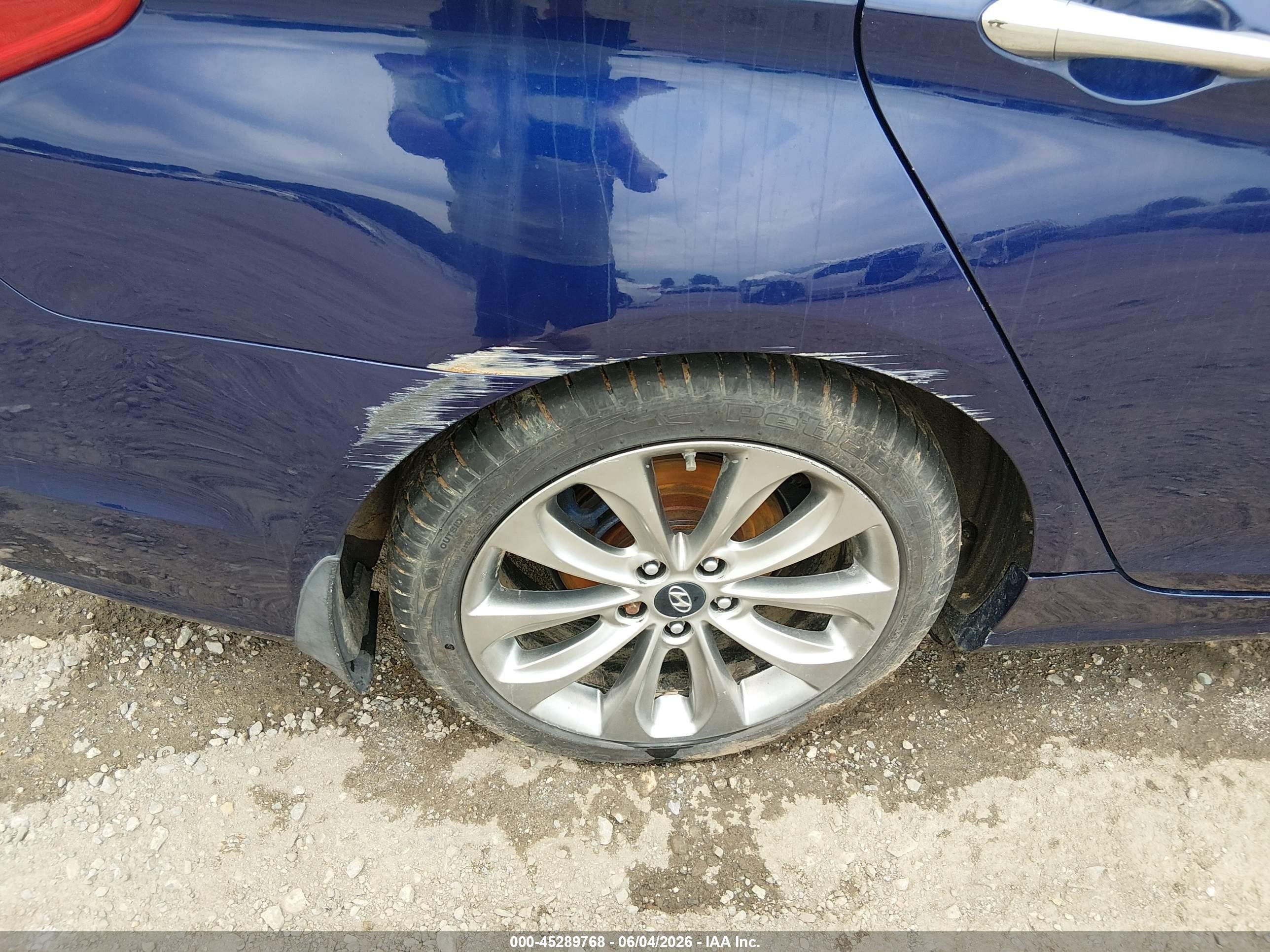 2012 Hyundai Sonata Se 2.0t Blue vin: 5NPEC4AB6CH474725
