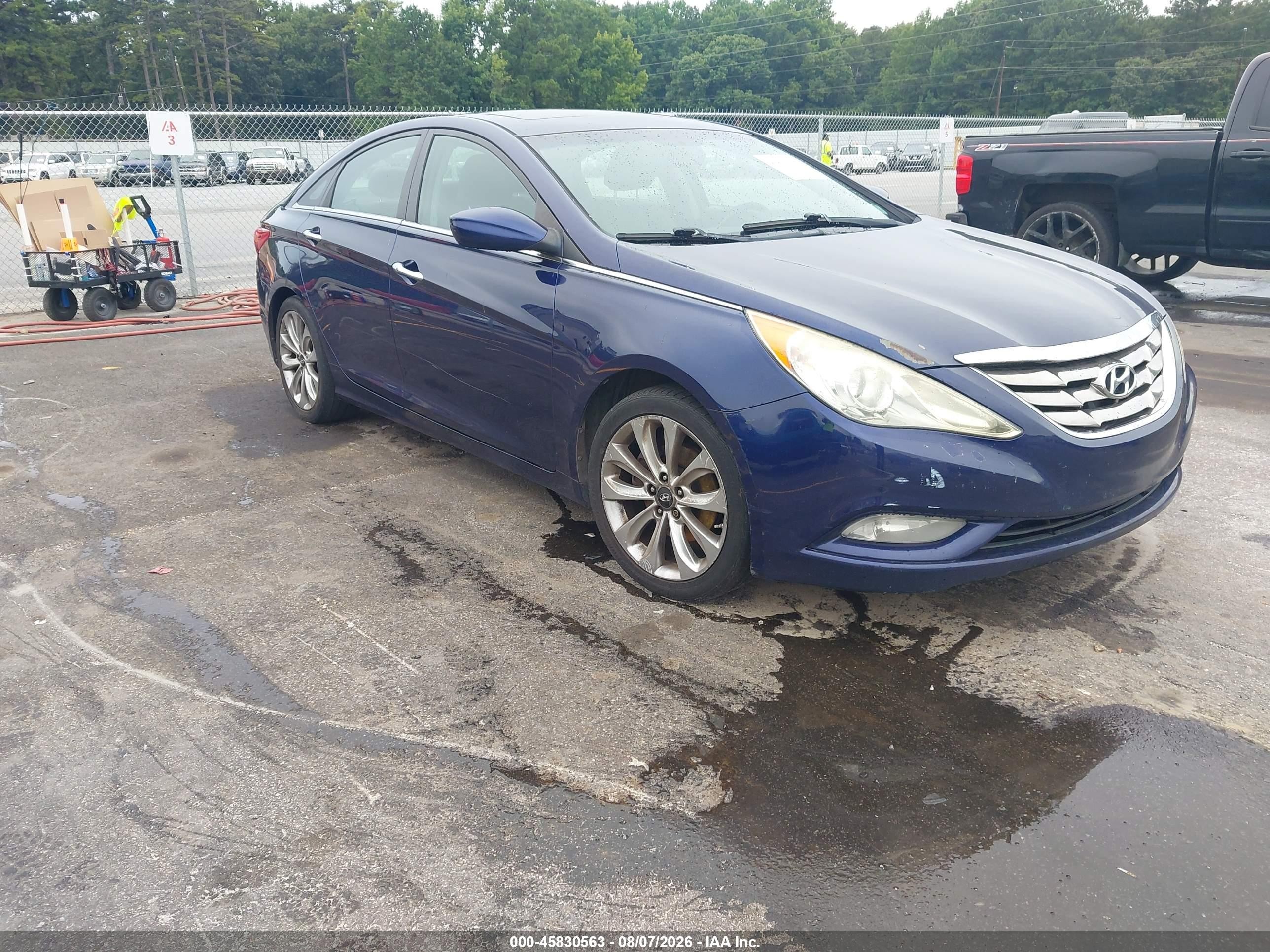 2012 Hyundai Sonata Se 2.0t Blue vin: 5NPEC4AB6CH478676