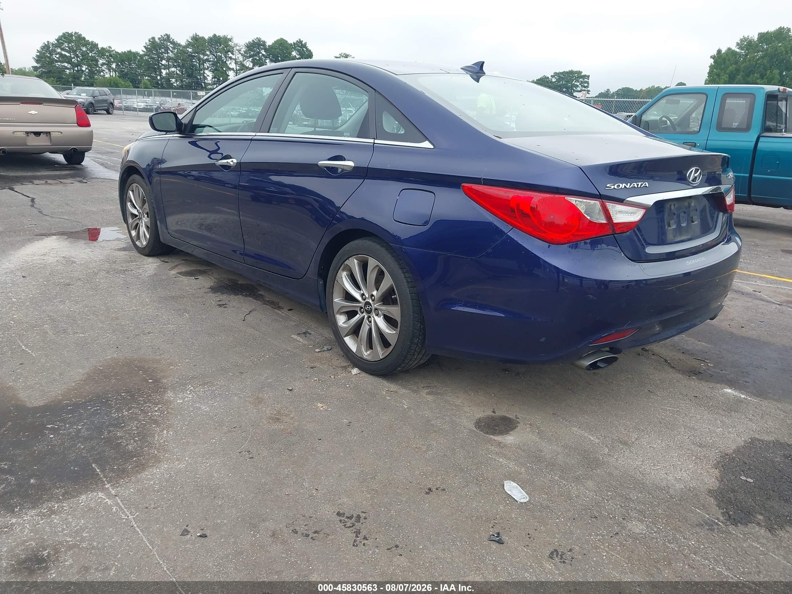 2012 Hyundai Sonata Se 2.0t Blue vin: 5NPEC4AB6CH478676