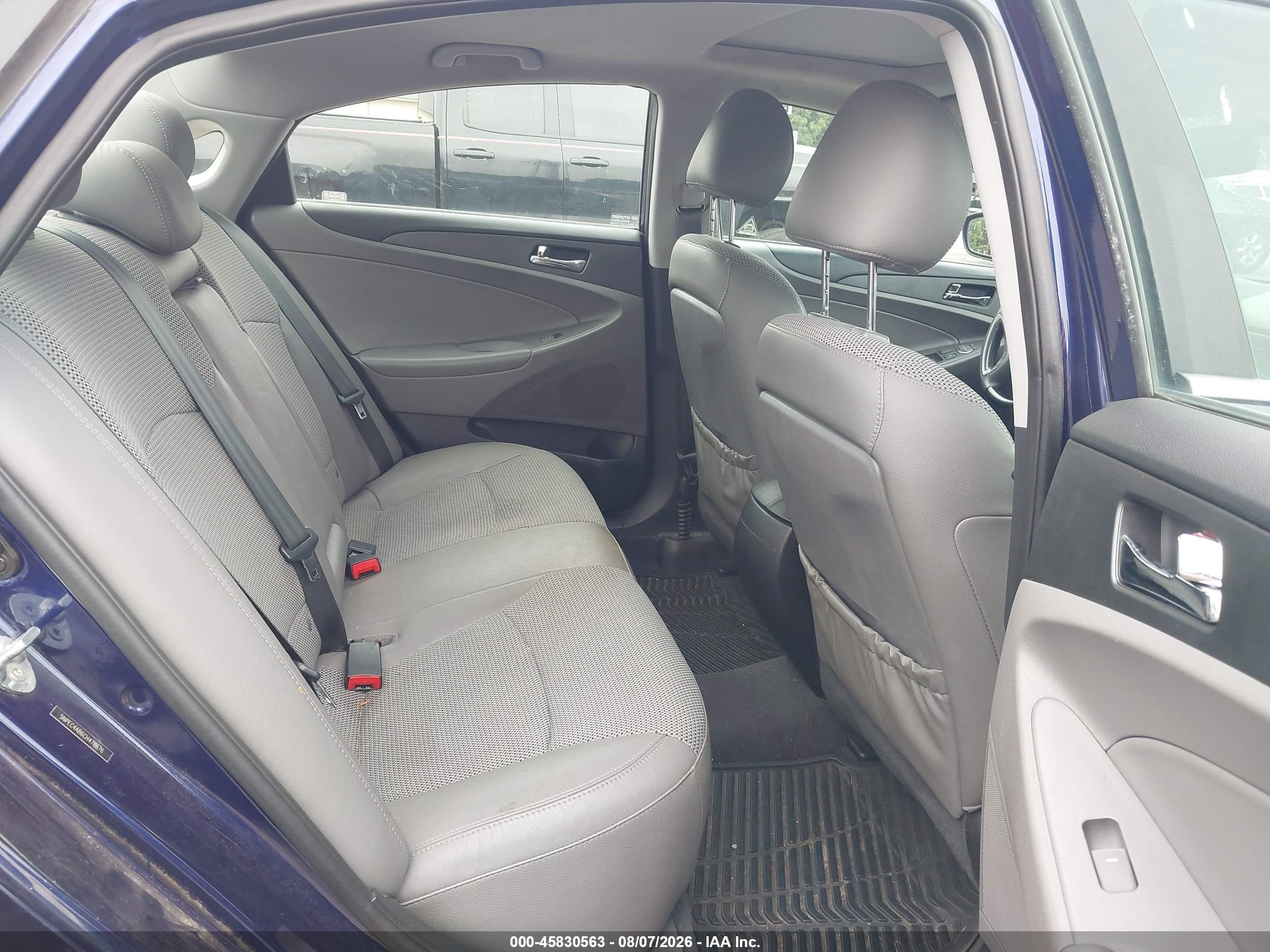 2012 Hyundai Sonata Se 2.0t Blue vin: 5NPEC4AB6CH478676