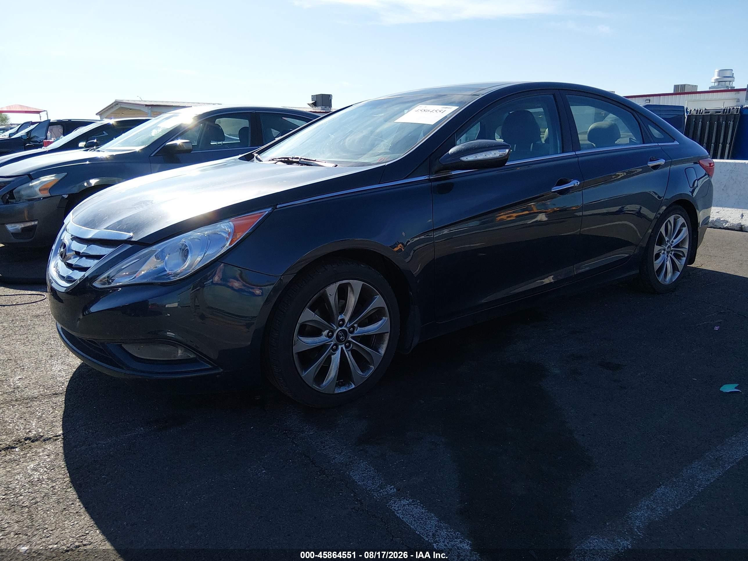 2013 Hyundai Sonata Limited 2.0t Blue vin: 5NPEC4AB6DH518269