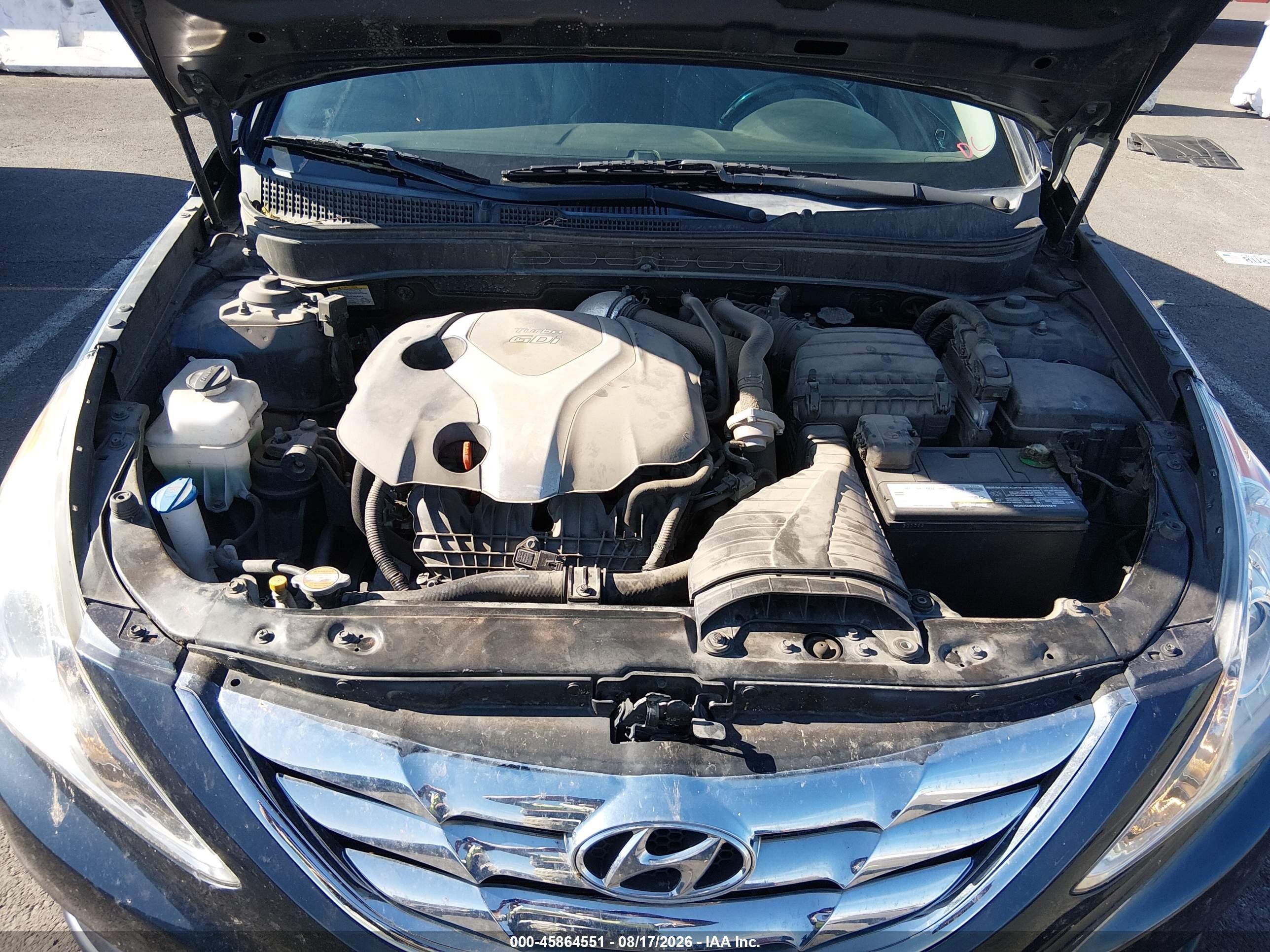 2013 Hyundai Sonata Limited 2.0t Blue vin: 5NPEC4AB6DH518269