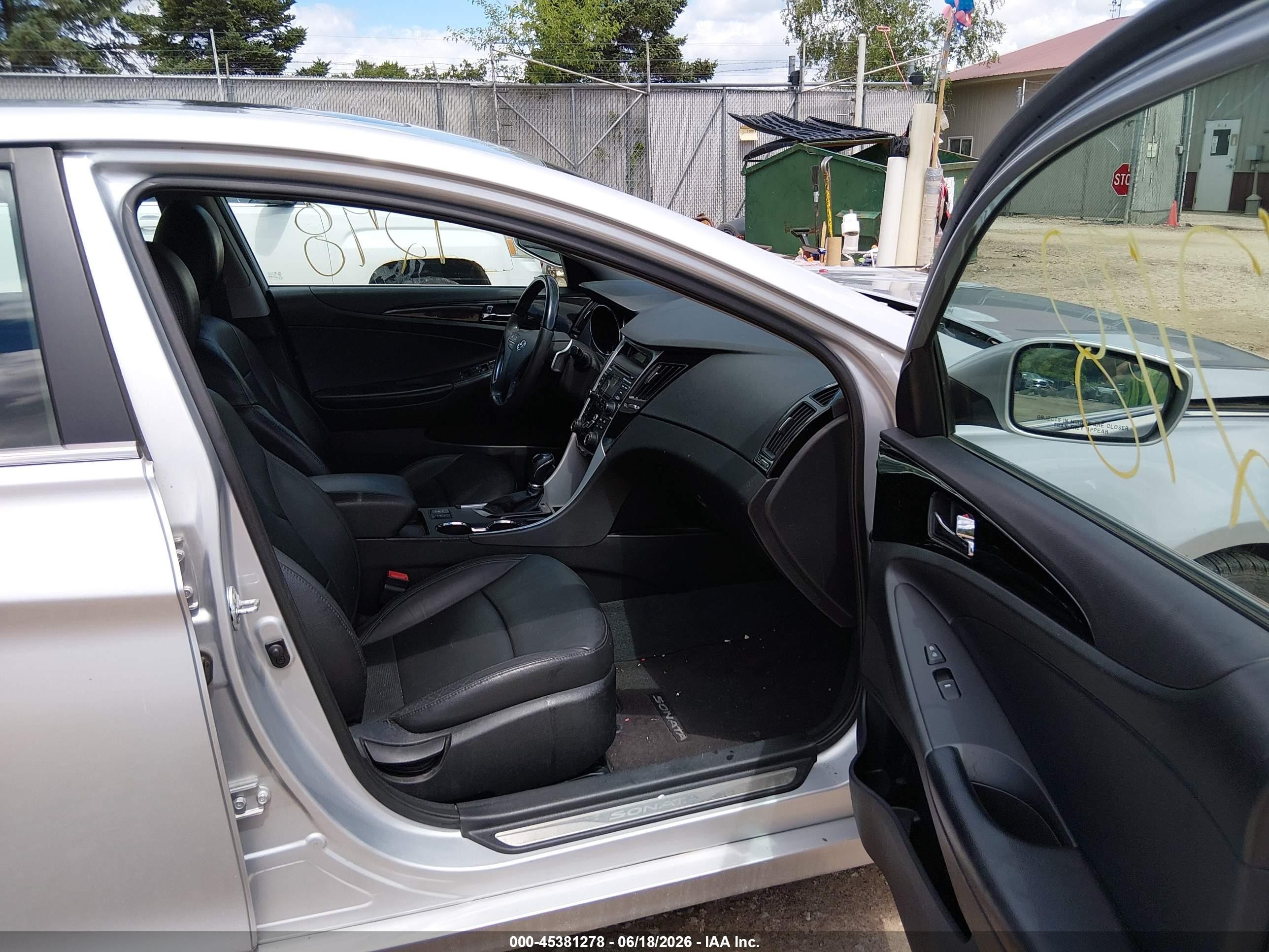 2013 Hyundai Sonata Limited 2.0t Silver vin: 5NPEC4AB6DH618937