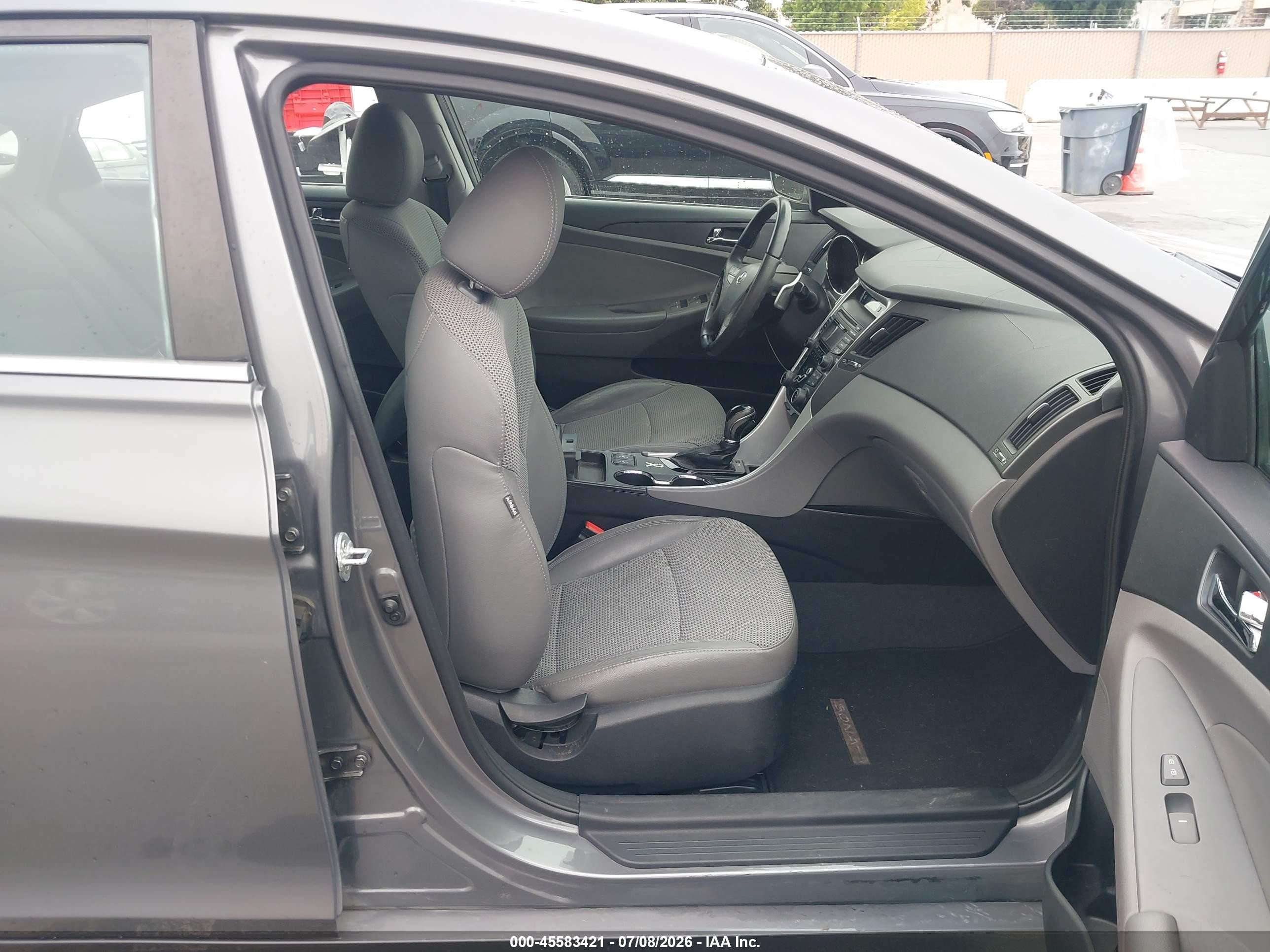 2013 Hyundai Sonata Se 2.0t Gray vin: 5NPEC4AB6DH663893