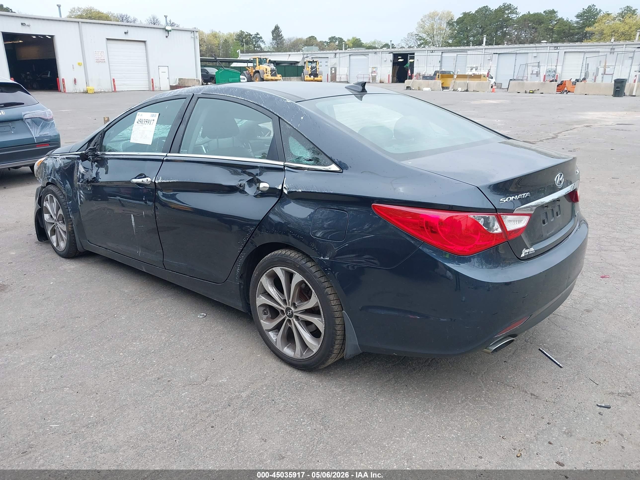 2013 Hyundai Sonata Limited 2.0t Dark Blue vin: 5NPEC4AB6DH686350