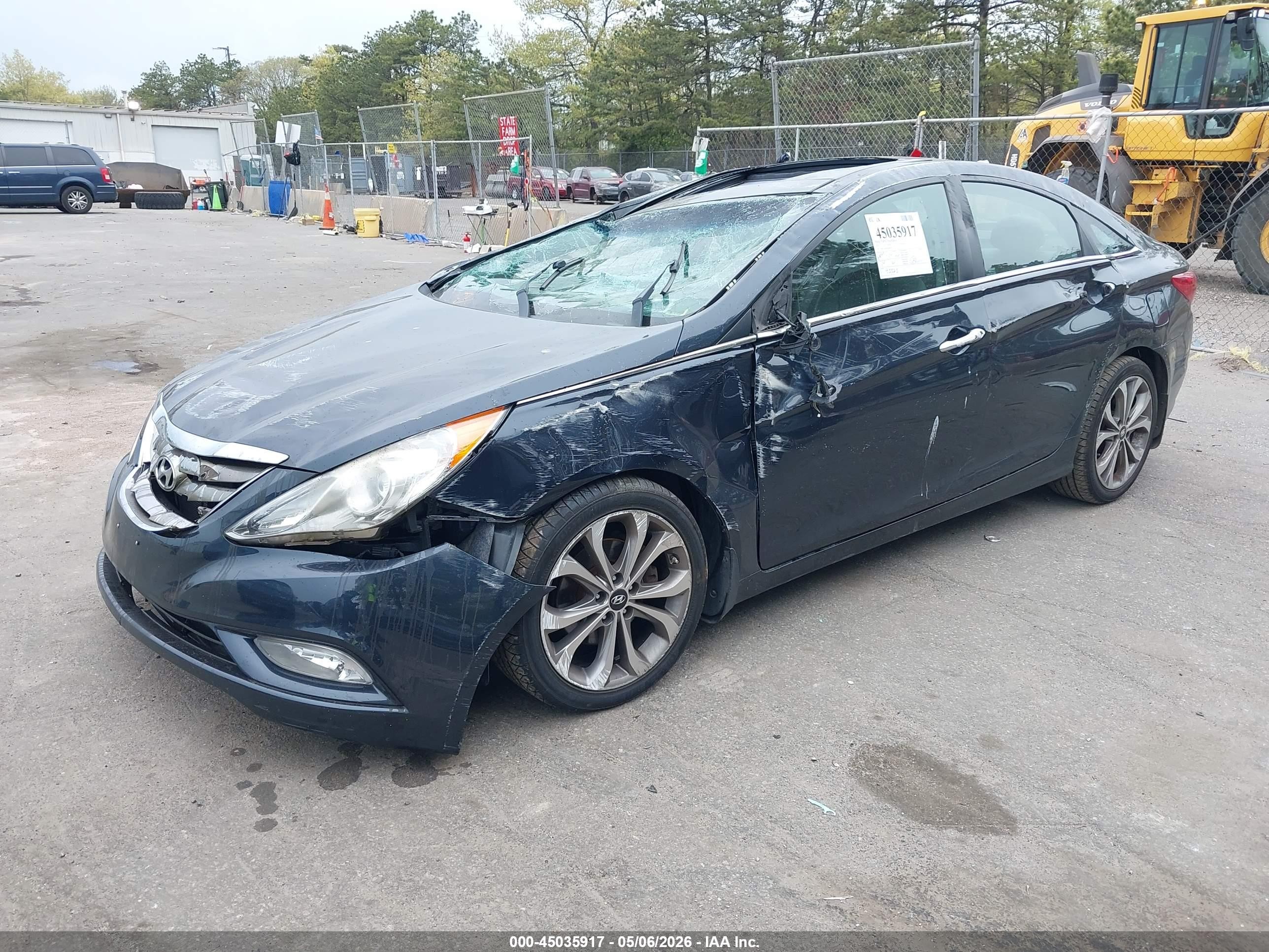 2013 Hyundai Sonata Limited 2.0t Dark Blue vin: 5NPEC4AB6DH686350