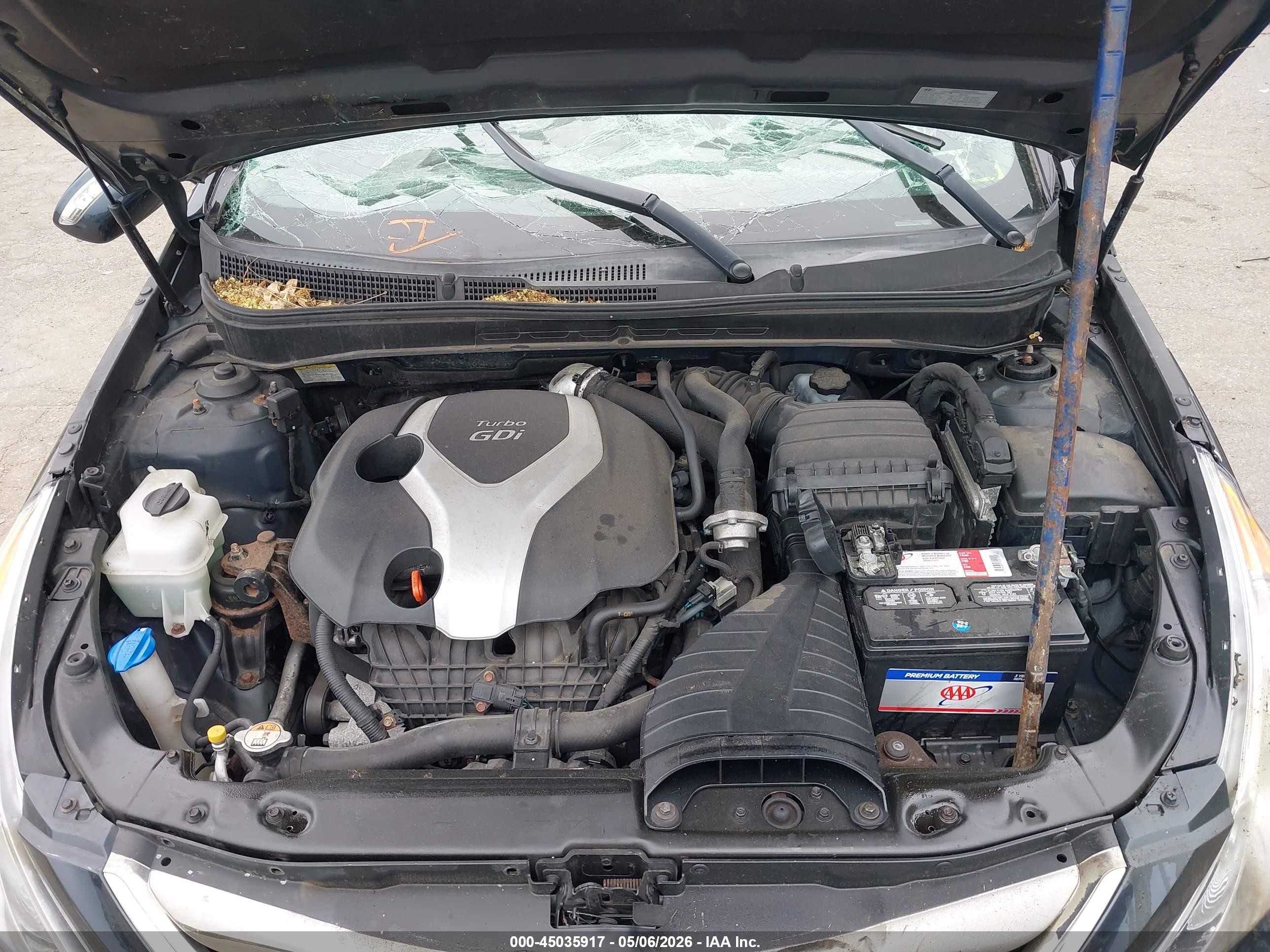 2013 Hyundai Sonata Limited 2.0t Dark Blue vin: 5NPEC4AB6DH686350