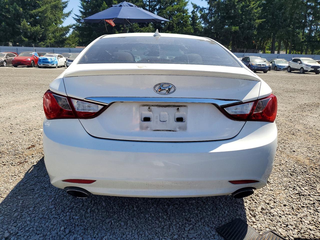 2013 Hyundai Sonata Limited 2.0t White vin: 5NPEC4AB6DH708945