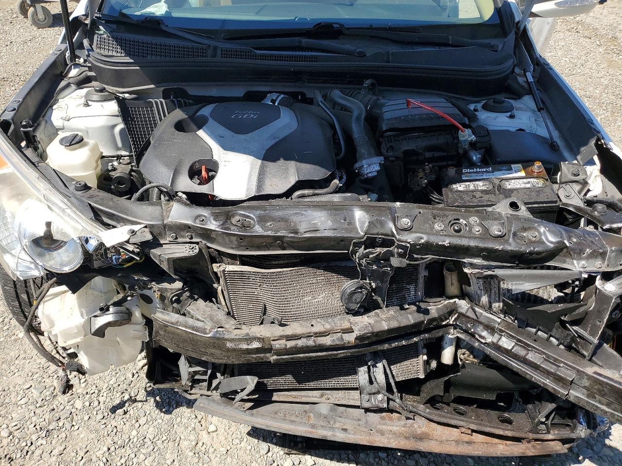 2013 Hyundai Sonata Limited 2.0t White vin: 5NPEC4AB6DH708945