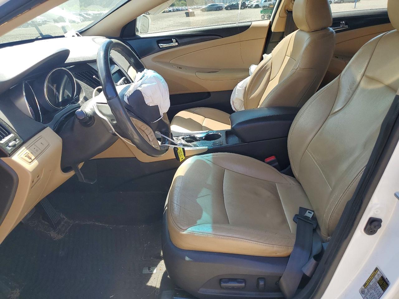2013 Hyundai Sonata Limited 2.0t White vin: 5NPEC4AB6DH708945