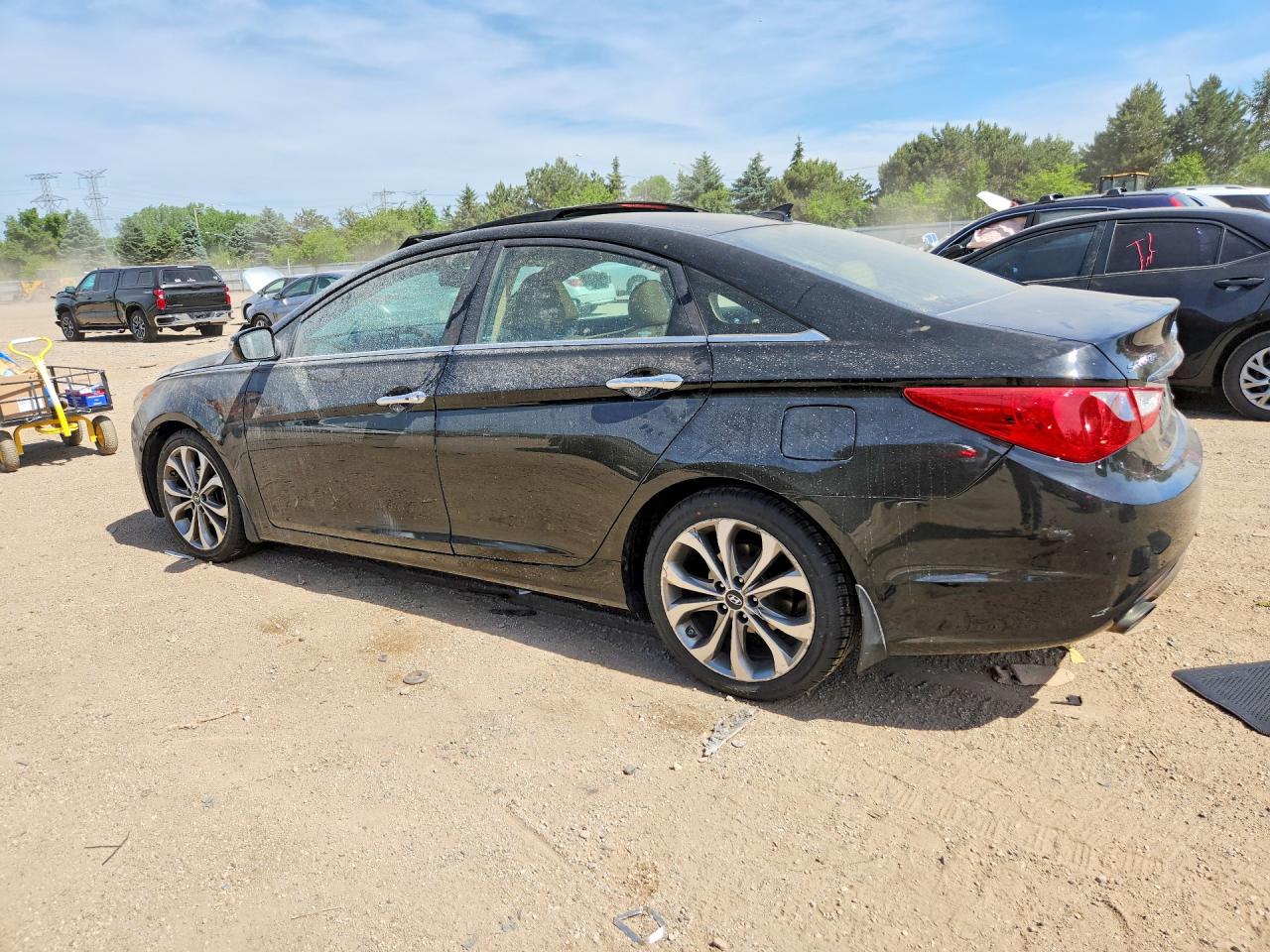 2013 Hyundai Sonata Limited 2.0t Black vin: 5NPEC4AB6DH802503