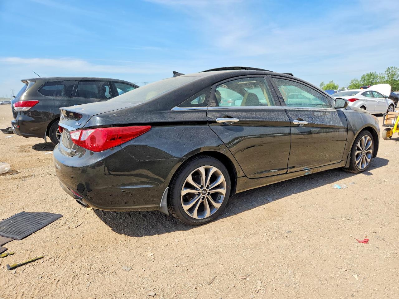 2013 Hyundai Sonata Limited 2.0t Black vin: 5NPEC4AB6DH802503