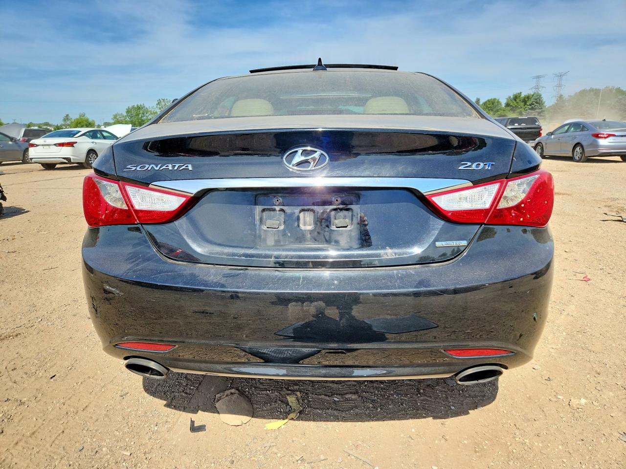 2013 Hyundai Sonata Limited 2.0t Black vin: 5NPEC4AB6DH802503