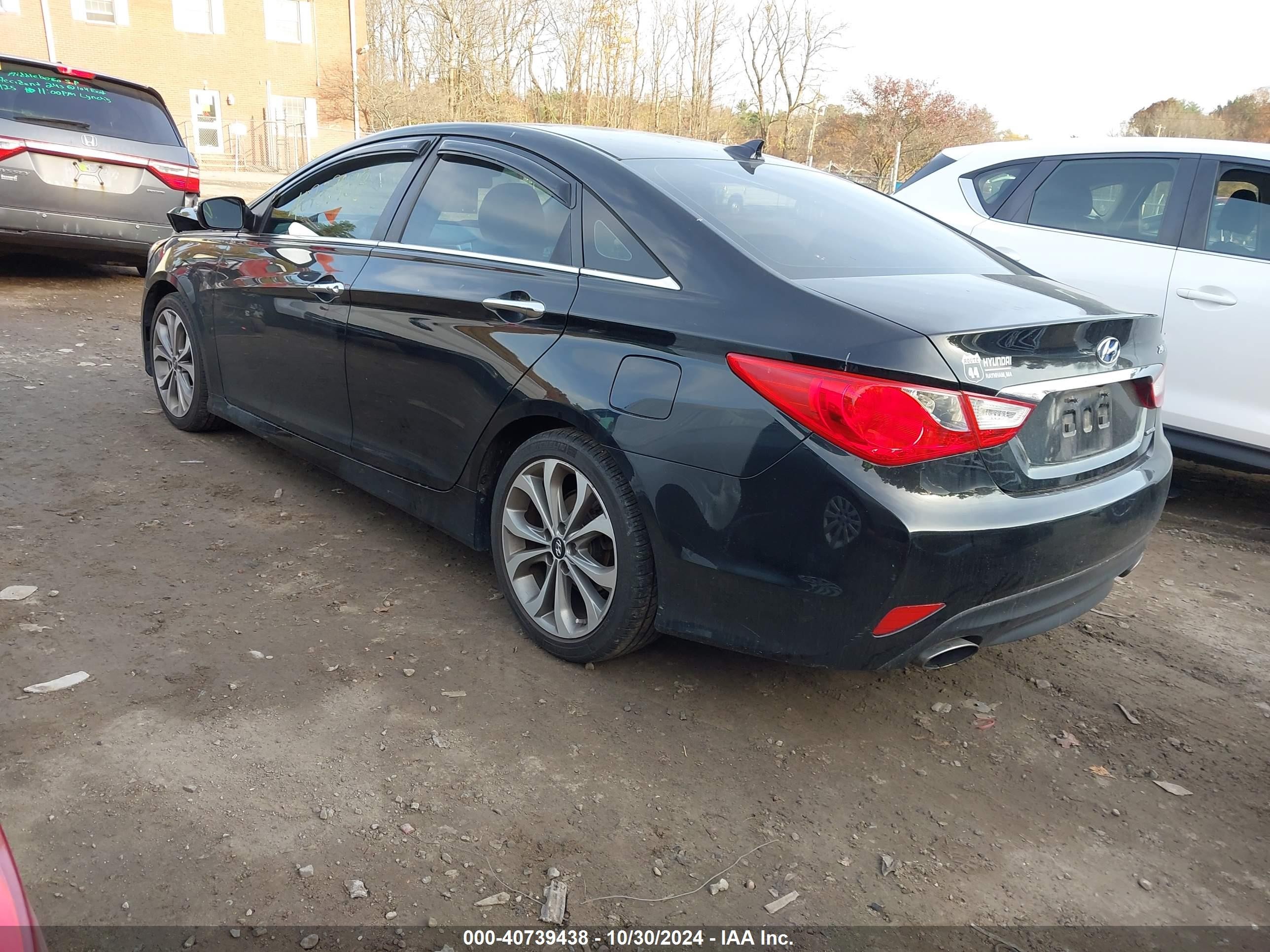 2014 Hyundai Sonata Limited Black vin: 5NPEC4AB6EH835356
