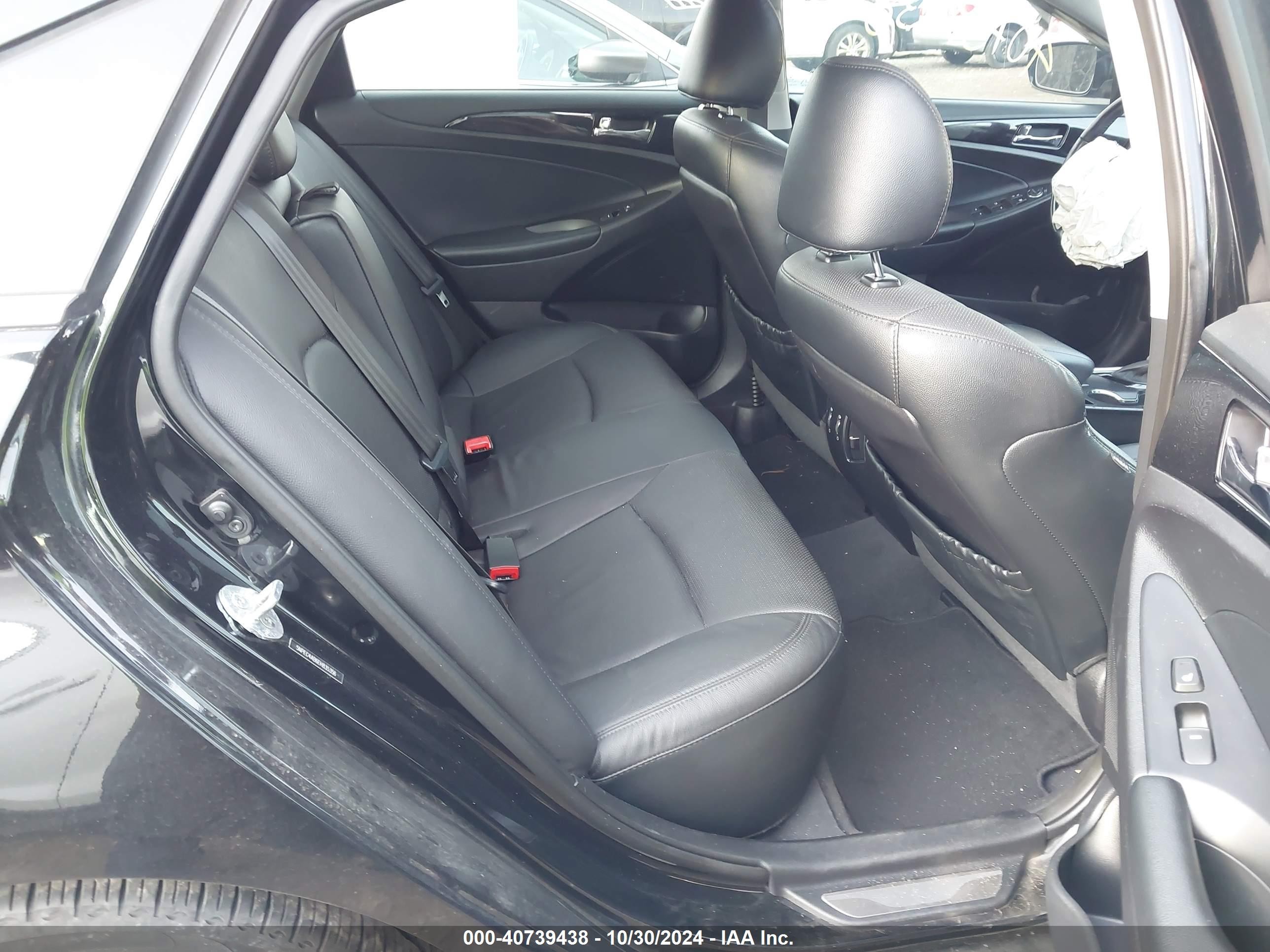 2014 Hyundai Sonata Limited Black vin: 5NPEC4AB6EH835356