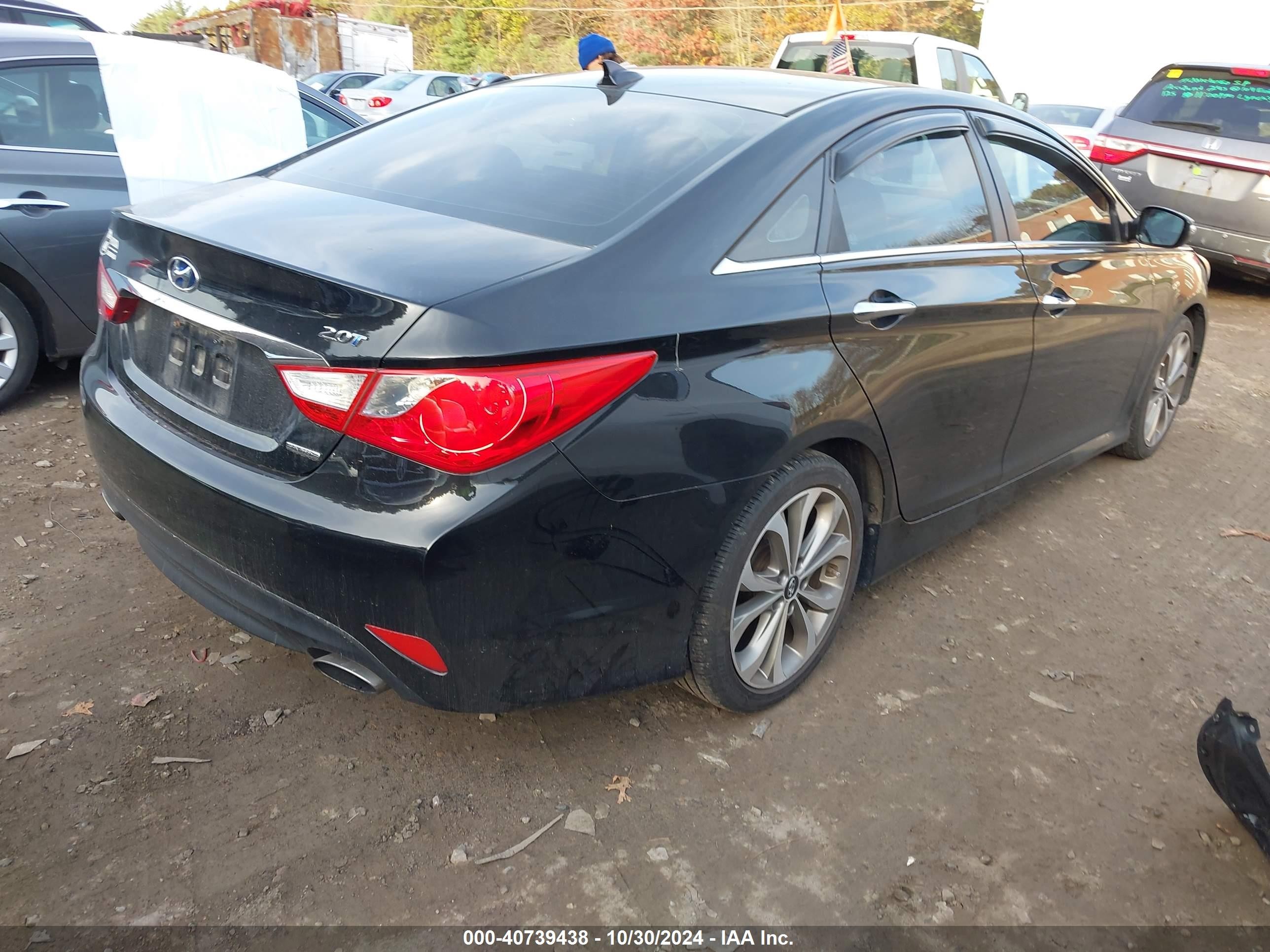 2014 Hyundai Sonata Limited Black vin: 5NPEC4AB6EH835356