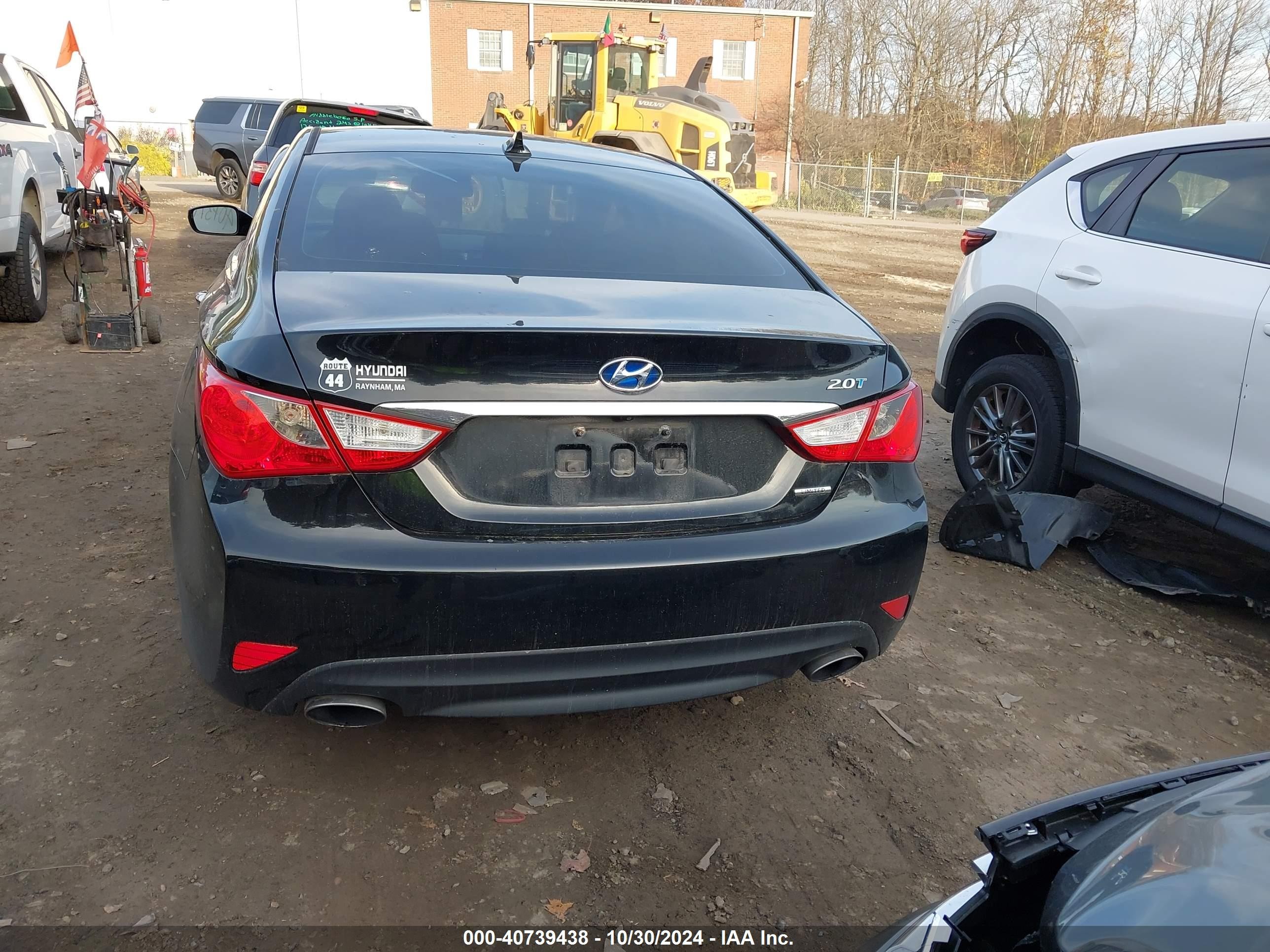 2014 Hyundai Sonata Limited Black vin: 5NPEC4AB6EH835356