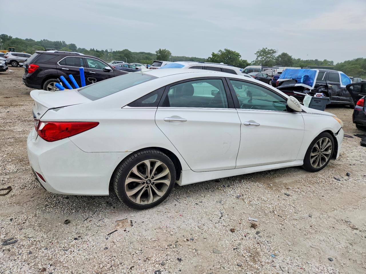 2014 Hyundai Sonata Se 2.0t Белый vin: 5NPEC4AB6EH842971