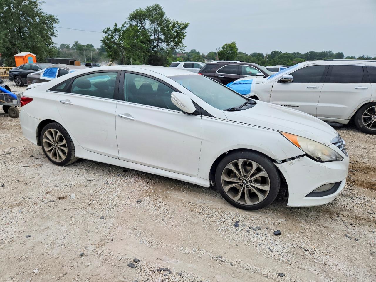 2014 Hyundai Sonata Se 2.0t Белый vin: 5NPEC4AB6EH842971