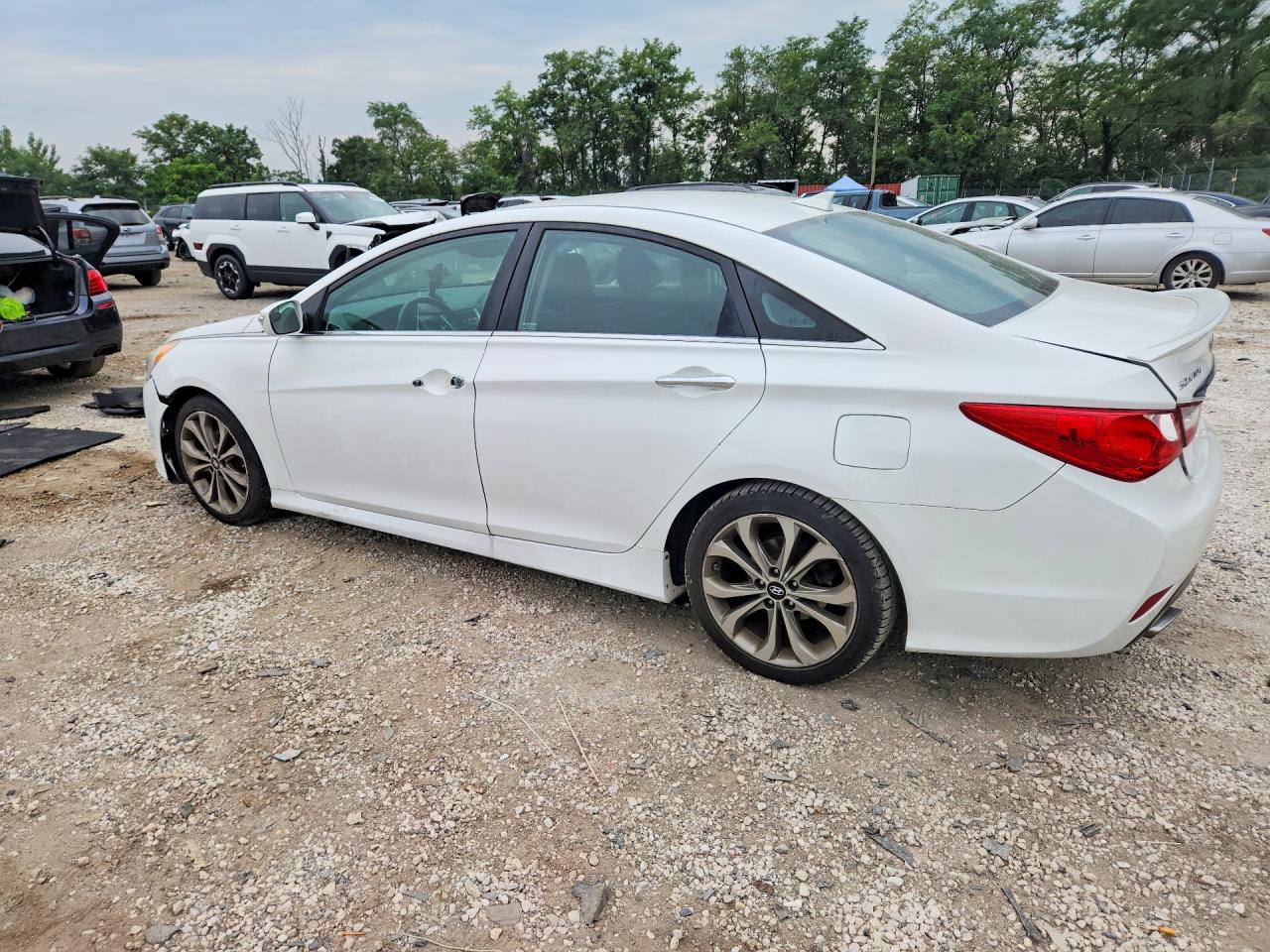 2014 Hyundai Sonata Se 2.0t Белый vin: 5NPEC4AB6EH842971