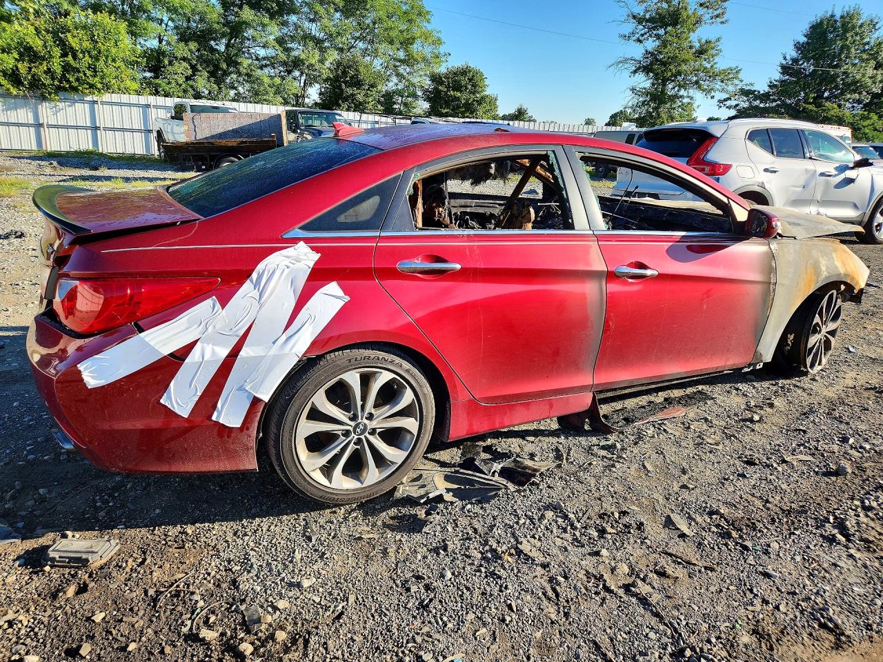 2014 Hyundai Sonata Se 2.0t Red vin: 5NPEC4AB6EH858085