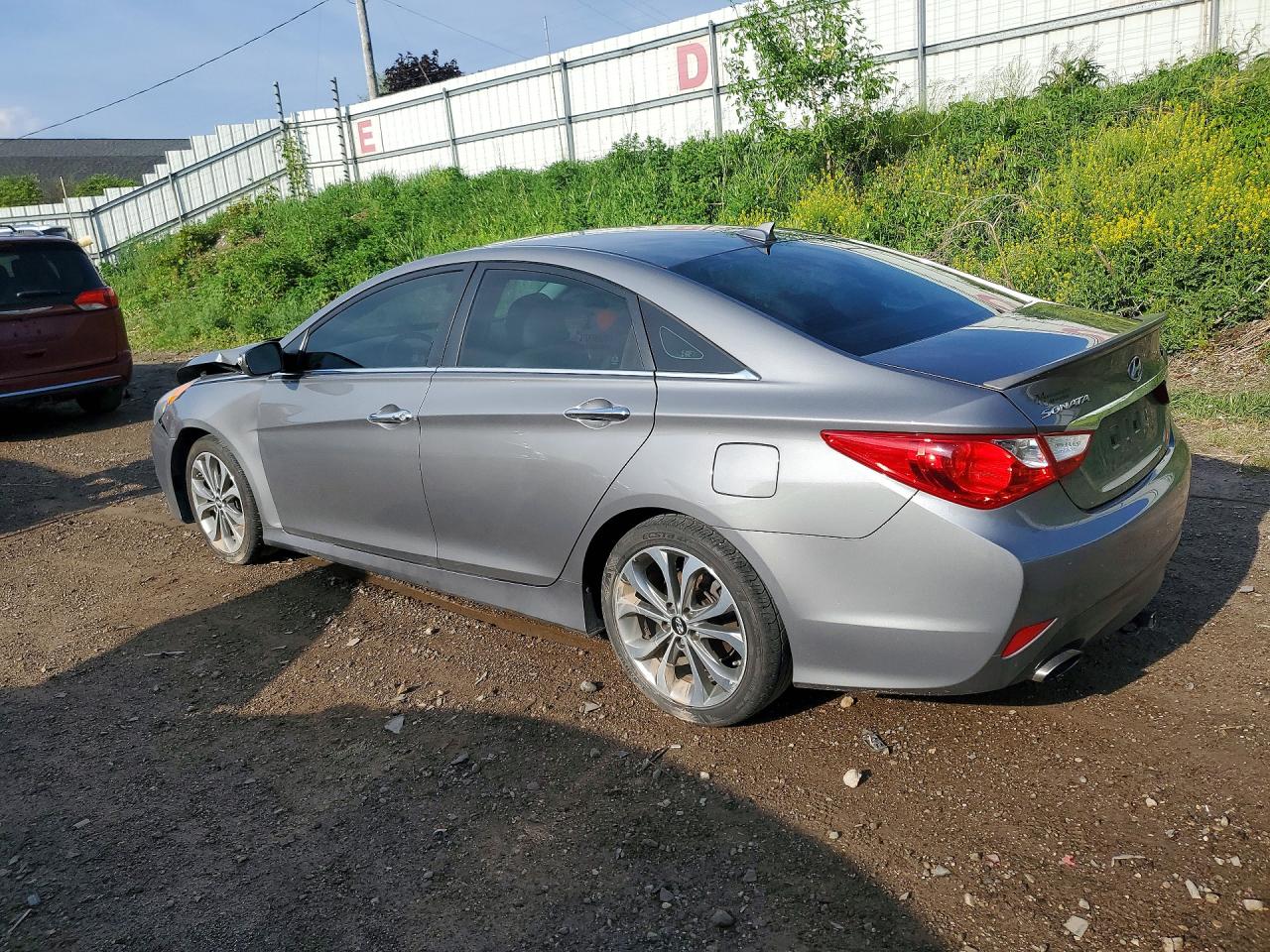 2014 Hyundai Sonata Se 2.0t Gray vin: 5NPEC4AB6EH876229