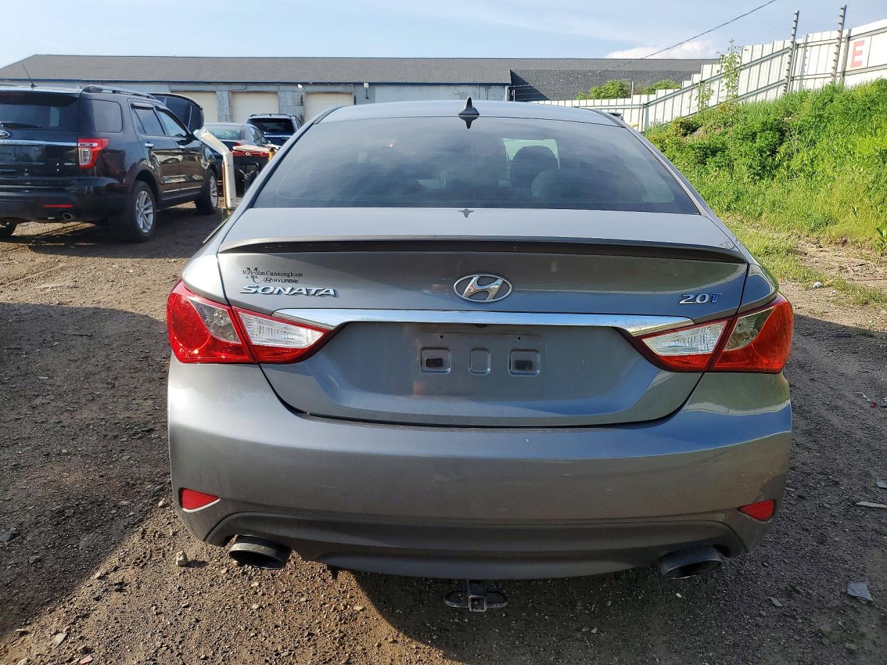 2014 Hyundai Sonata Se 2.0t Gray vin: 5NPEC4AB6EH876229