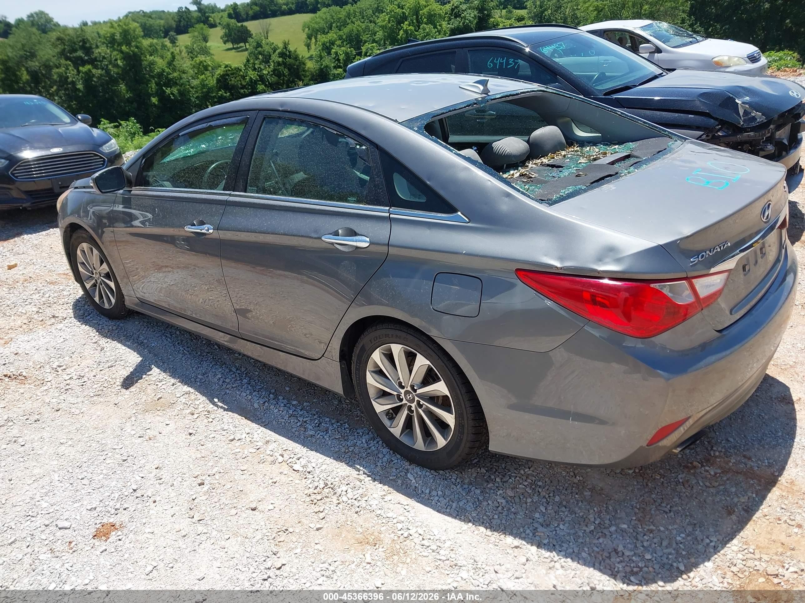 2014 Hyundai Sonata Limited 2.0t Gray vin: 5NPEC4AB6EH885660