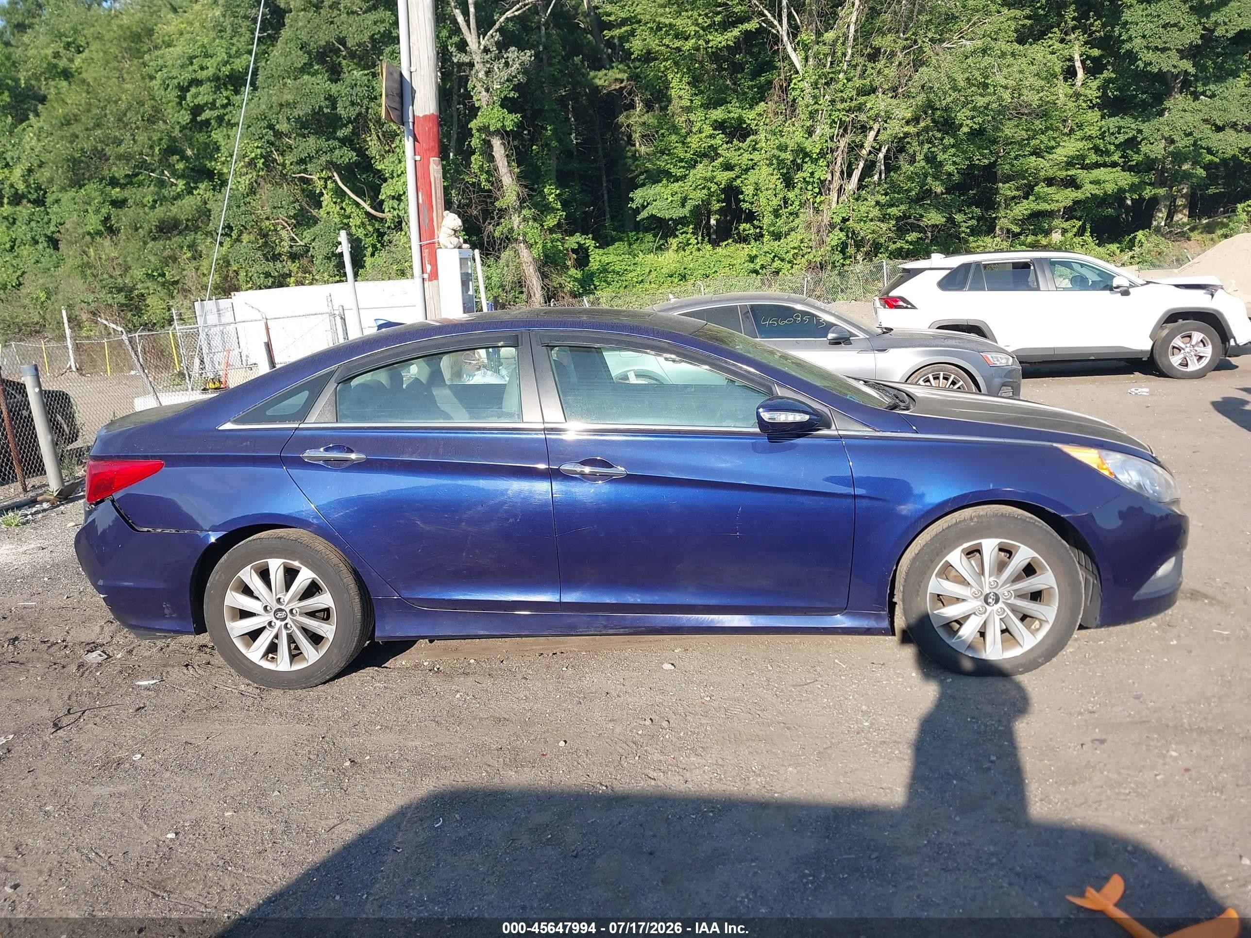 2014 Hyundai Sonata Limited 2.0t Blue vin: 5NPEC4AB6EH940365
