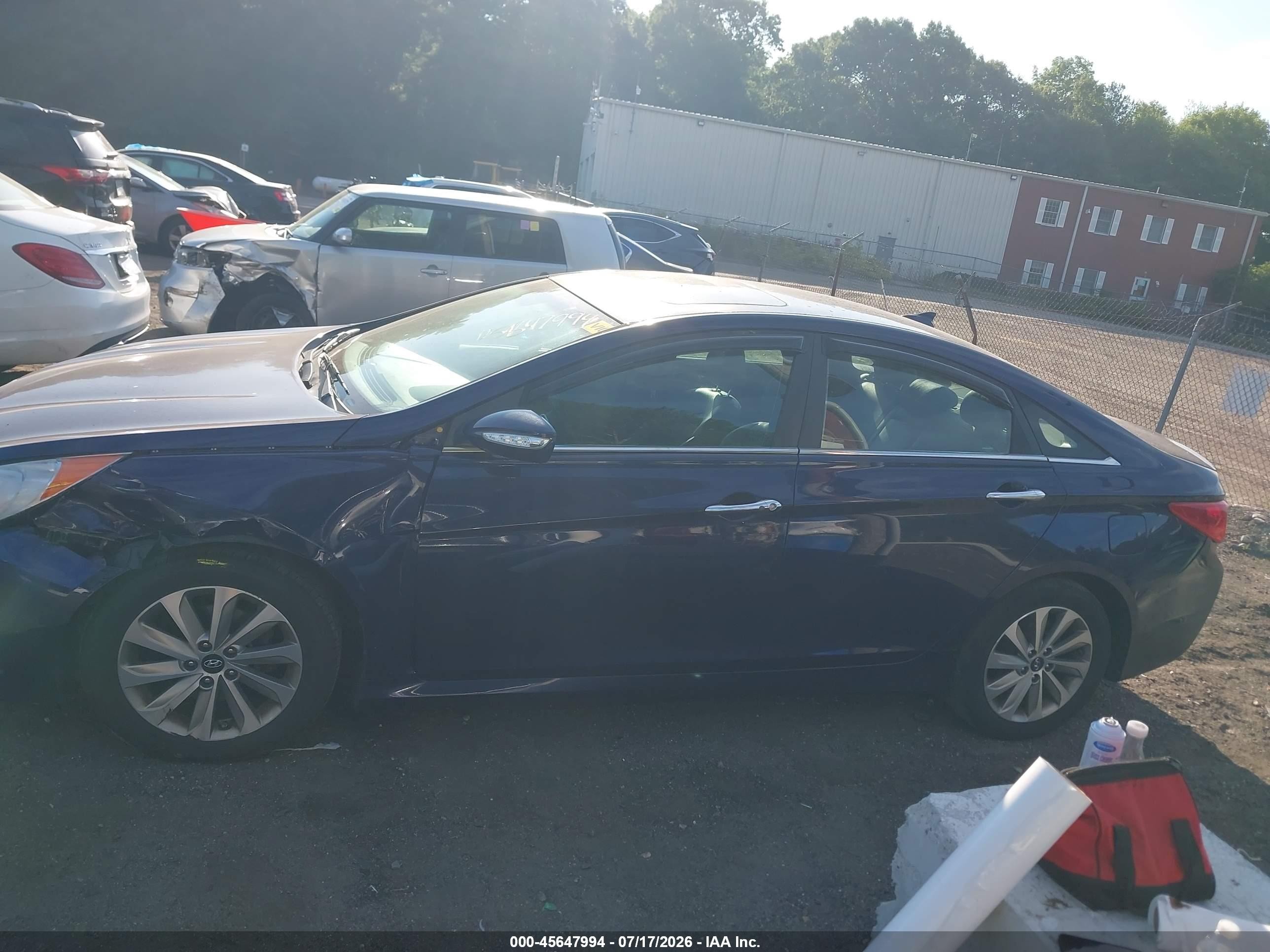 2014 Hyundai Sonata Limited 2.0t Blue vin: 5NPEC4AB6EH940365