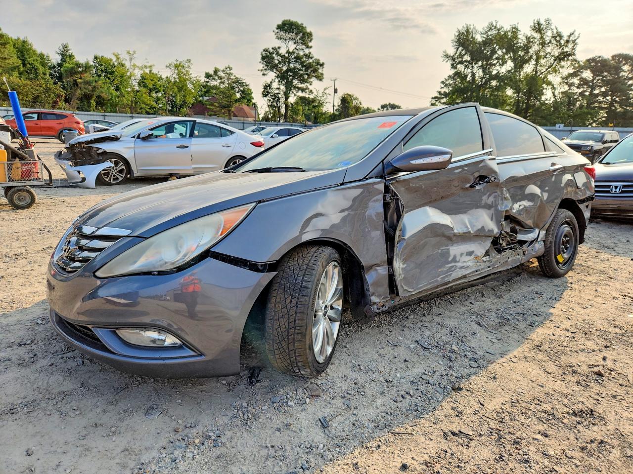 2011 Hyundai Sonata Limited 2.0t Gray vin: 5NPEC4AB7BH181785
