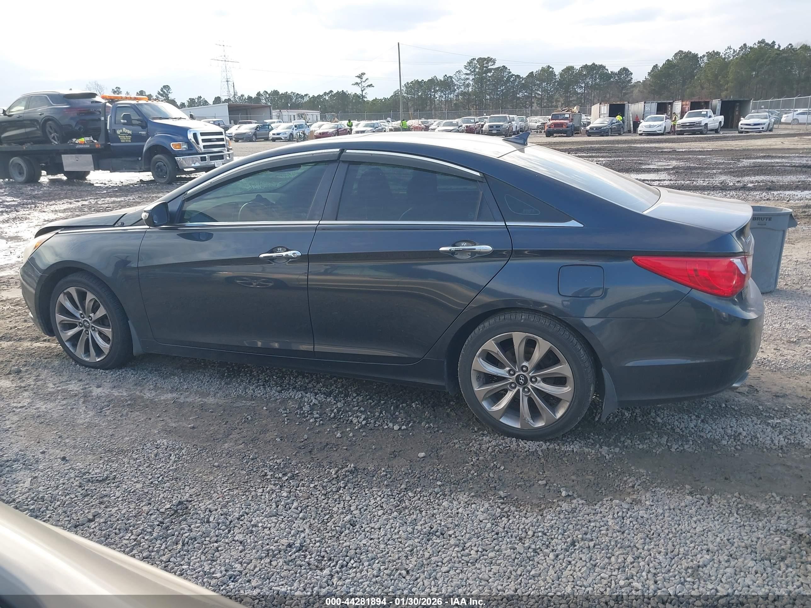 2011 Hyundai Sonata Limited 2.0t Синий vin: 5NPEC4AB7BH185321