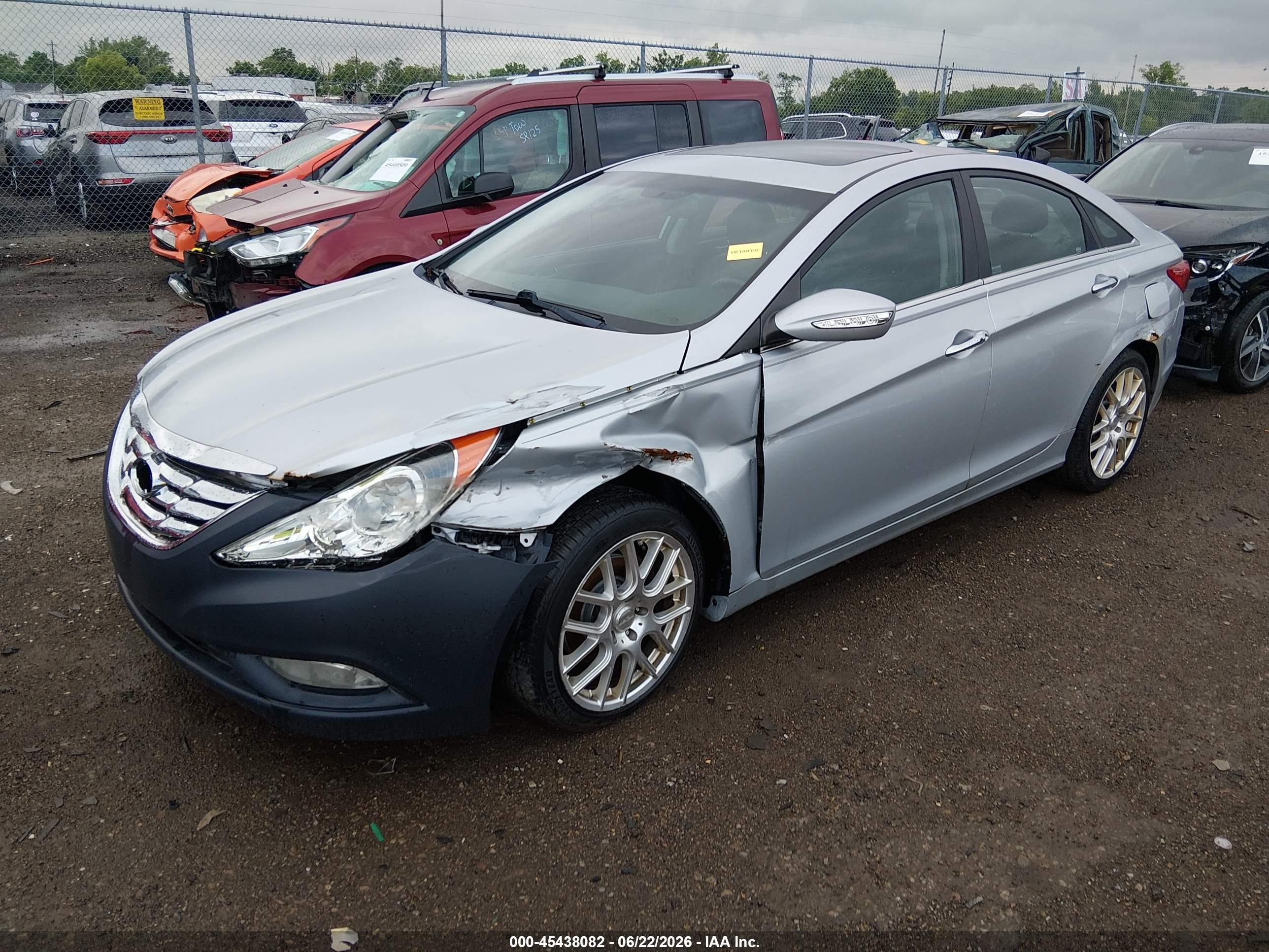 2011 Hyundai Sonata Limited 2.0t Gray vin: 5NPEC4AB7BH202070